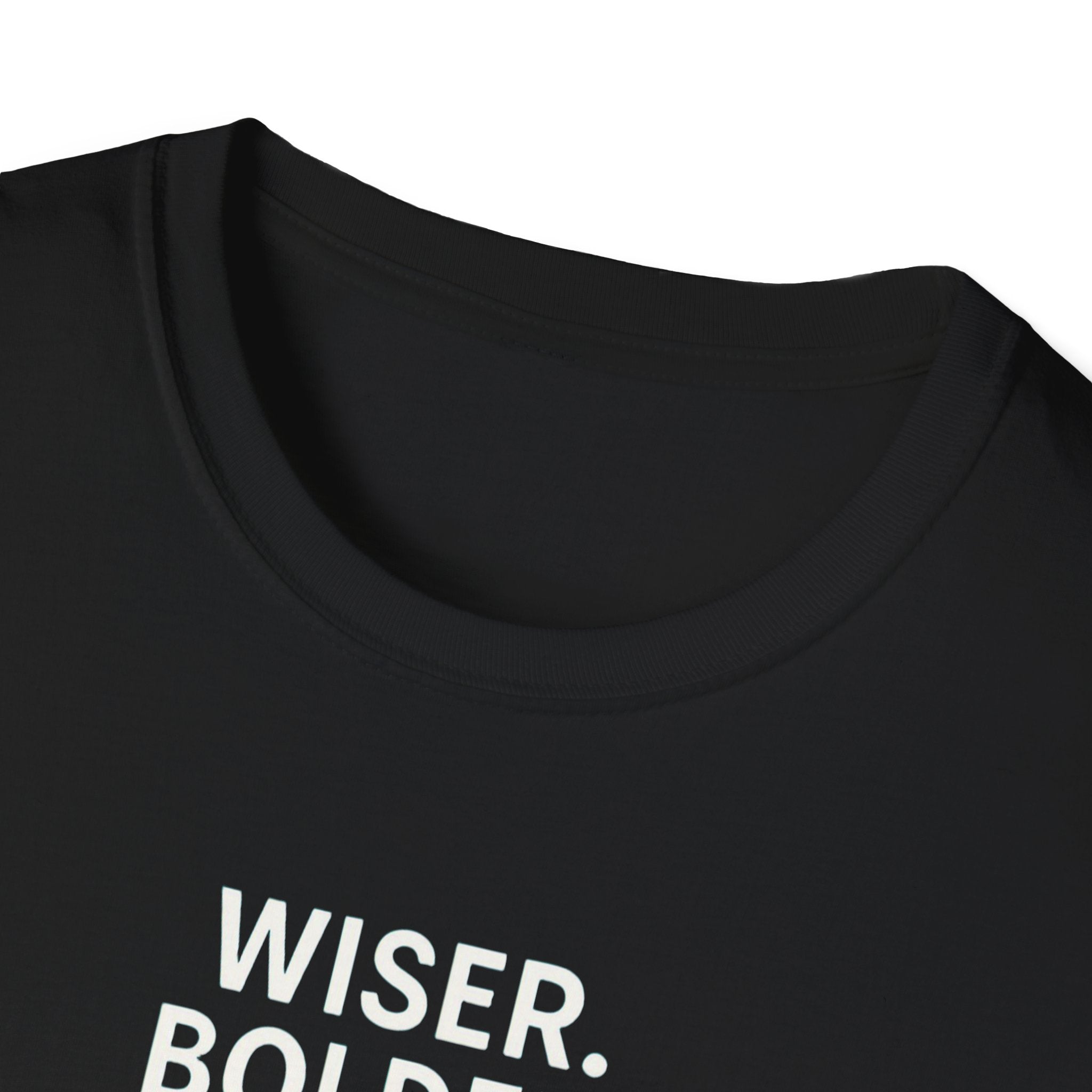 Menopause Transformation Unisex Softstyle T-Shirt, Wiser Bolder Hotter Literally, Hot Flash Tee, Gift for Women, Funny Menopausal Shirt