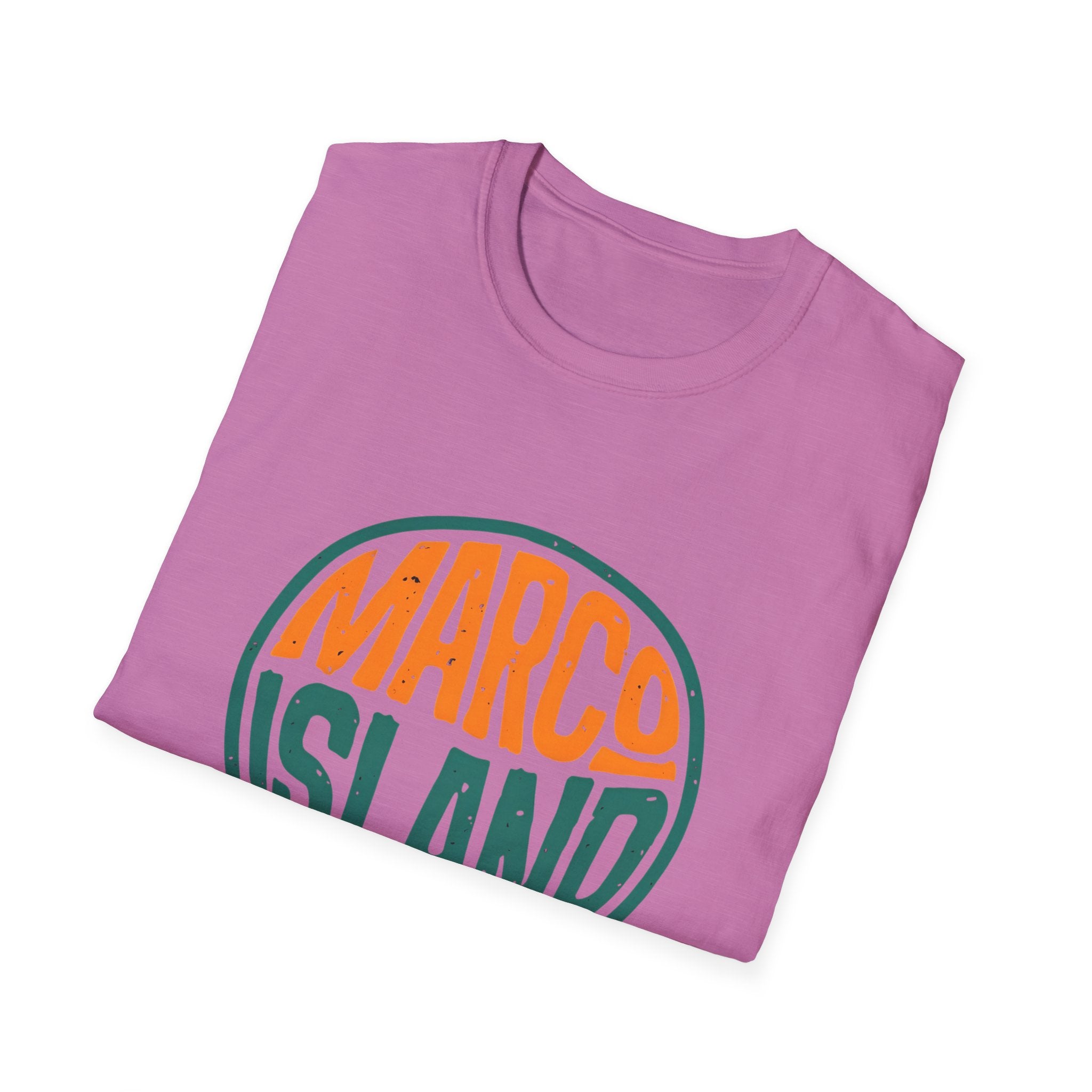 Marco Island Florida Unisex Softstyle T-Shirt - Beach Vacation Tee, Travel Souvenir Top, Coastal Graphic Shirt, Summer Holiday Apparel,