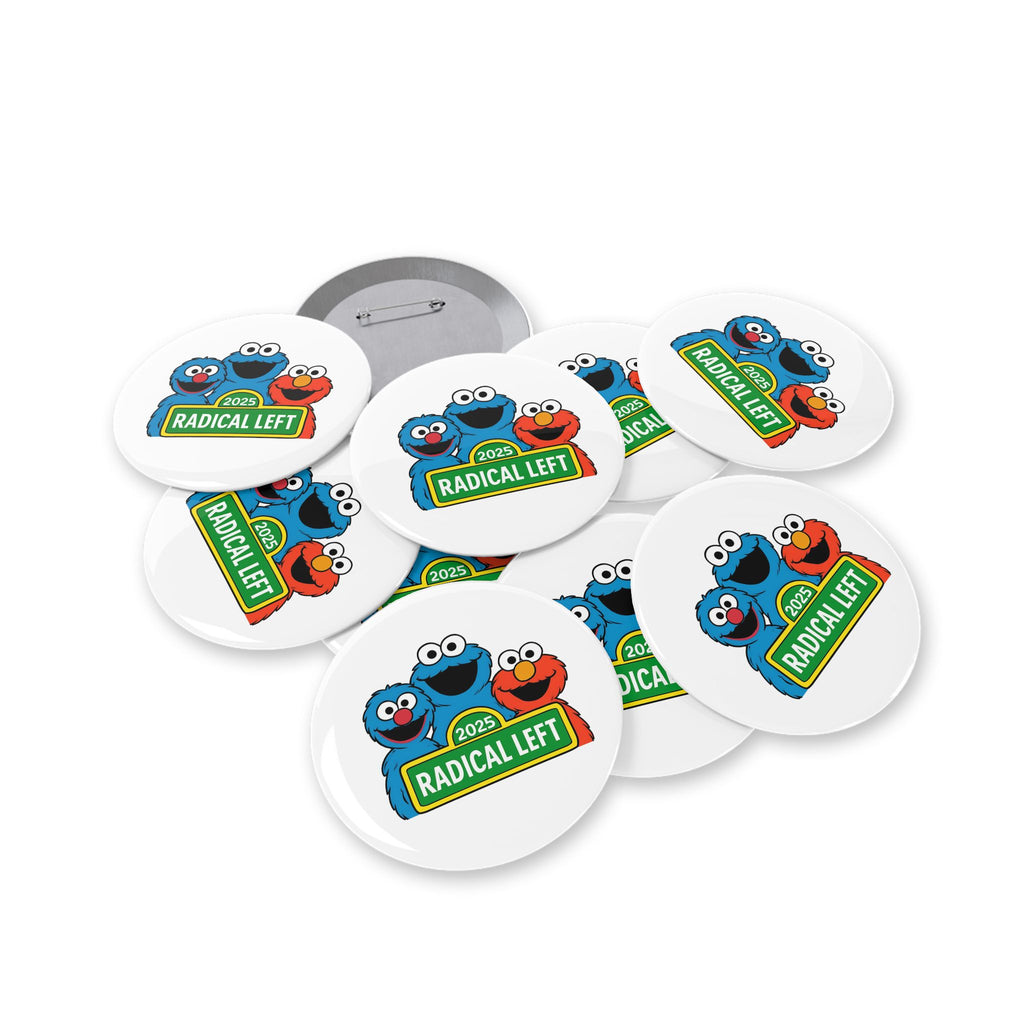 Button Pins, Radical Left Sarcasm Muppets Anti Trump Protest, Activist Lapel Pins, Political Statement Pins, Social Justice Accessories, Pin