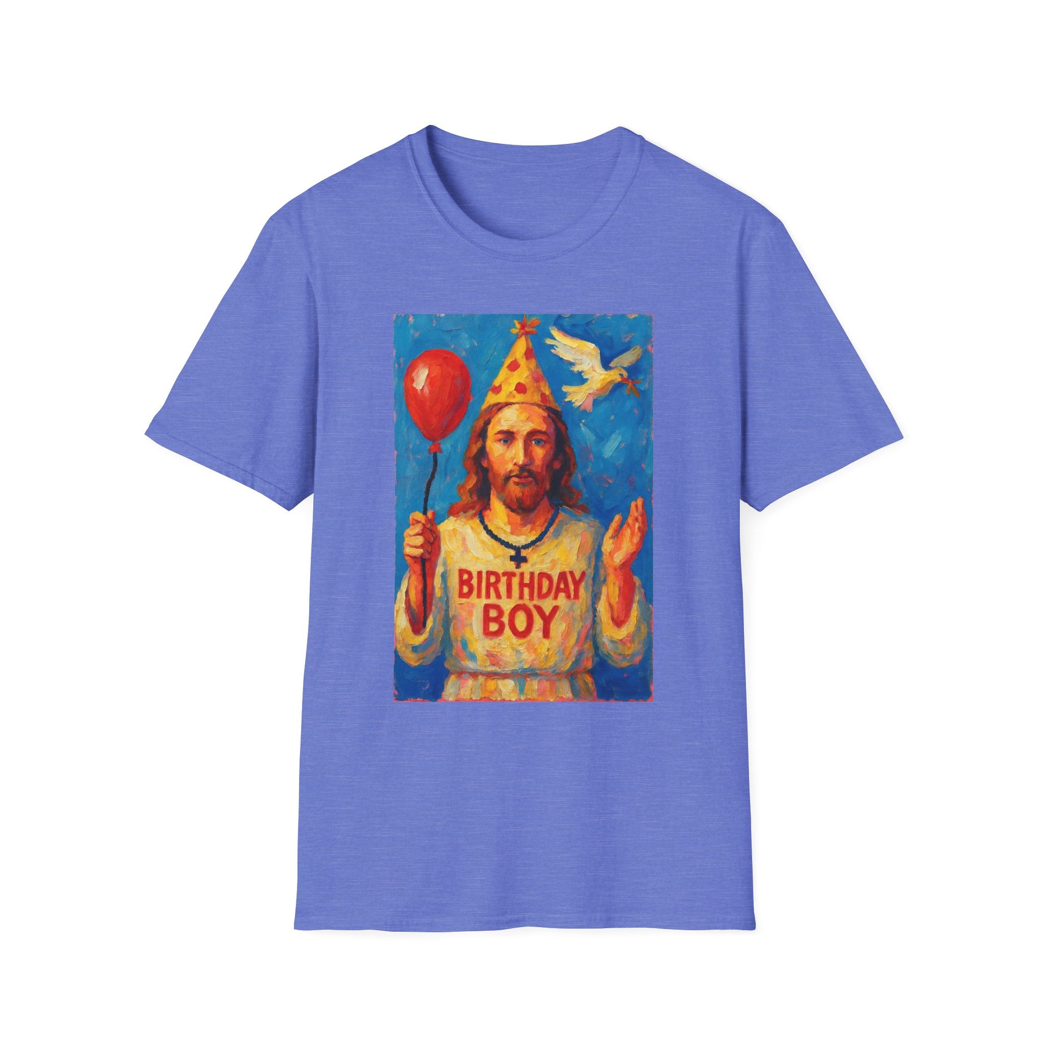 Vintage Religious Icon Birthday Boy T-Shirt Go Jesus, it’s your birthday!