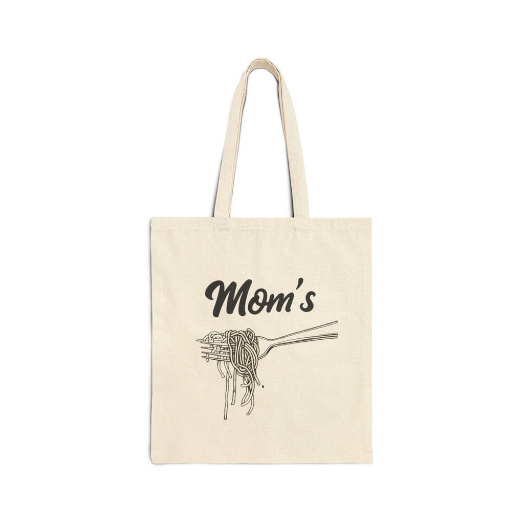 Rap Song Lyrics Mom's Spaghetti Cotton Canvas Tote Bag, Gifts for Mom, Music Love, Mother's Day Tote, Music Lover Tote Bag