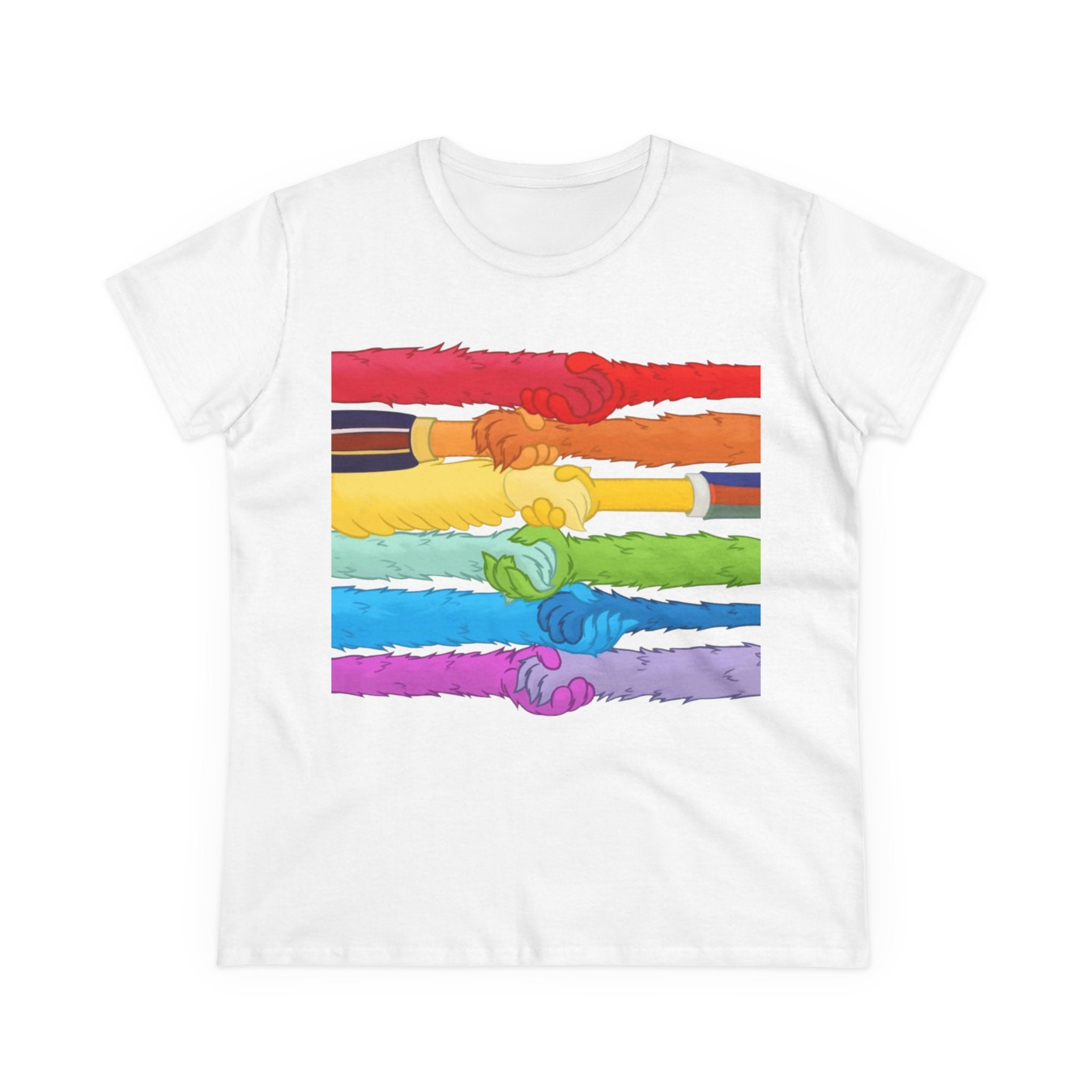Kindness and diversity count! Pride Unity Tee, LGBTQ+ Cotton T-Shirt for Celebrations, Rainbow Design, Equality Shirt,  anti Trump Wear