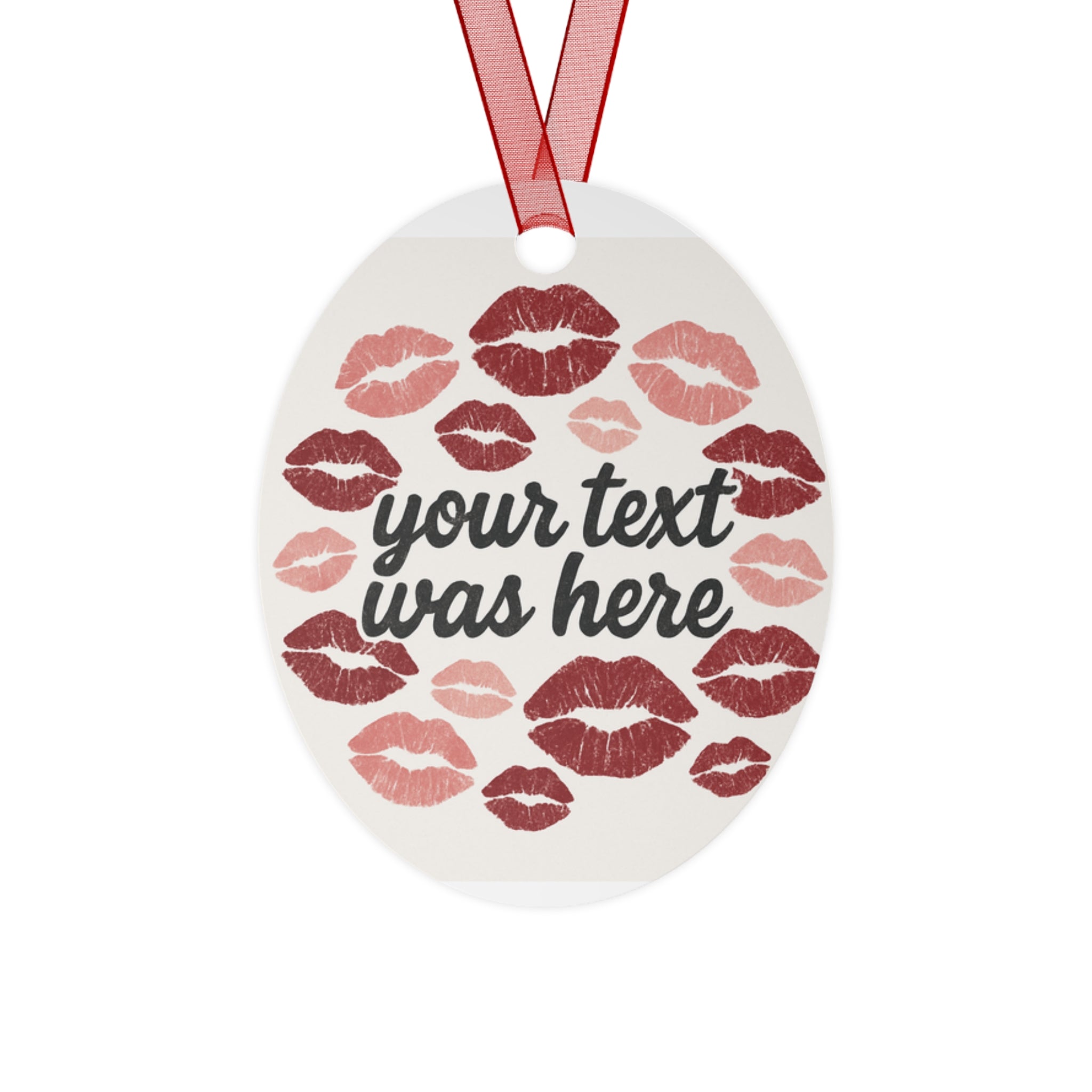 Custom Metal Ornaments personalized to whatever text you would like! Nana was here, Aunty was here. Marry me?