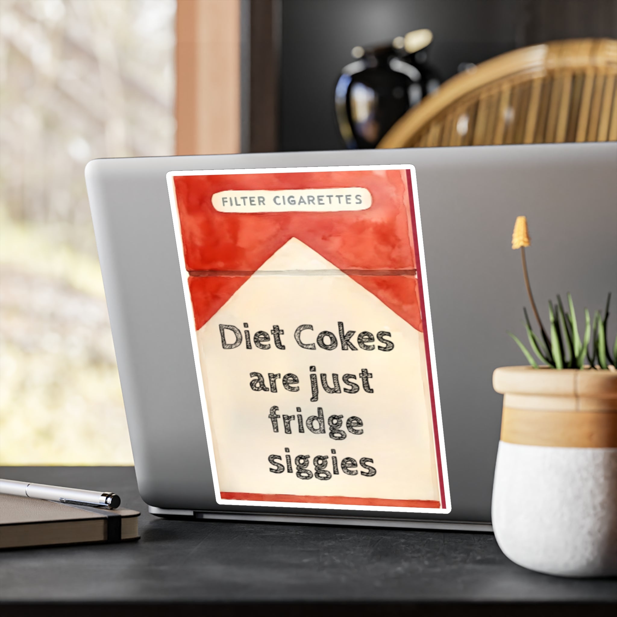 Vinyl Decal Stickers - Diet Coke Fridge Siggies, Laptop Decals, Water Bottle Decor, Car Window Stickers, Phone Case Accessories
