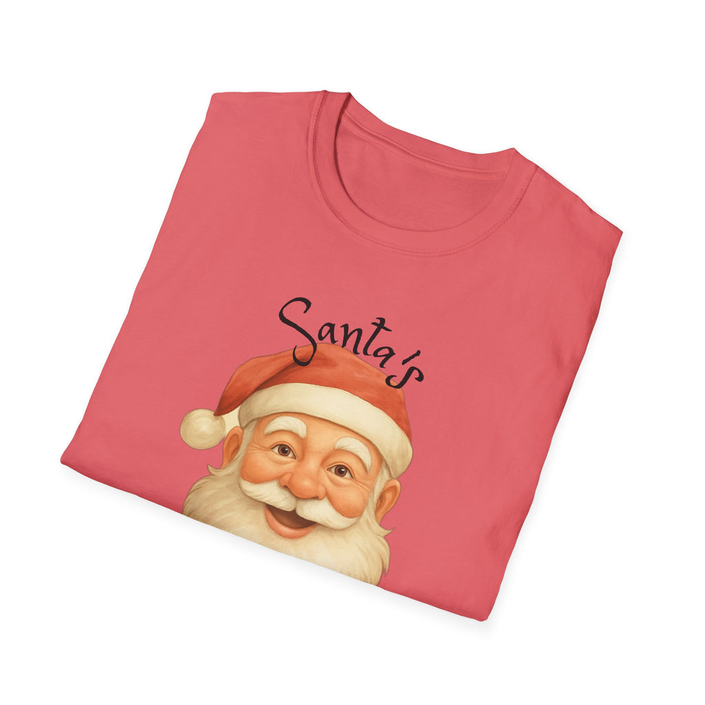 Santa Nurse Christmas T-Shirt, Santa's Favorite Nurse Top, Holiday Gifts for Nurses, Unisex Tee, RN Shirt, Healthcare Worker Apparel