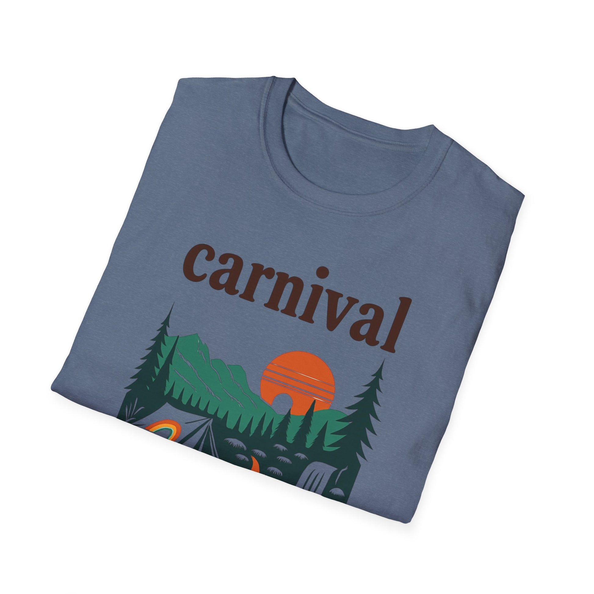 ProvinceTown maCarnival Graphic T-Shirt, Vintage Camping Tee, Unisex Softstyle Shirt, Festival , Summer Adventure Wear, Gift for Travelers