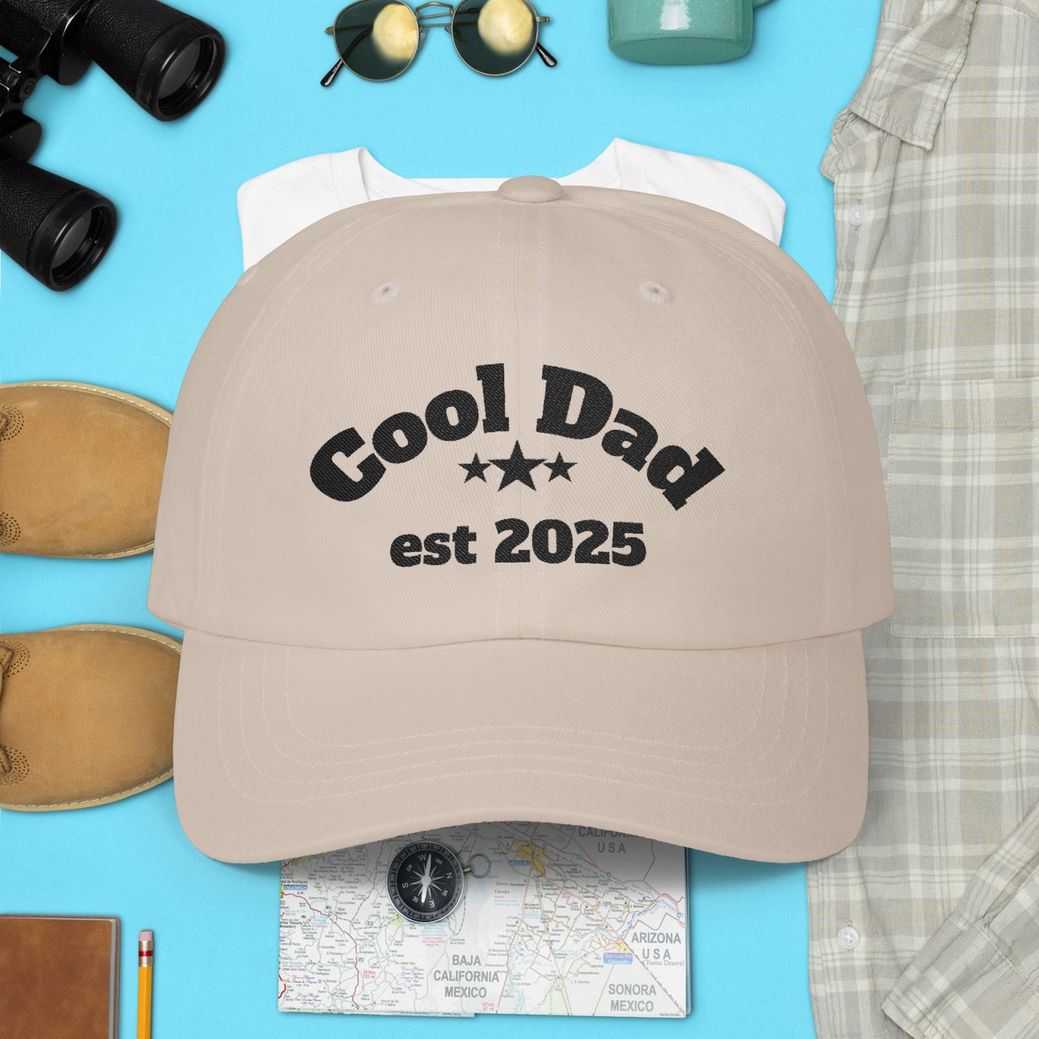 Personalized Embroidered Dad Cap — Customize your Text Hat