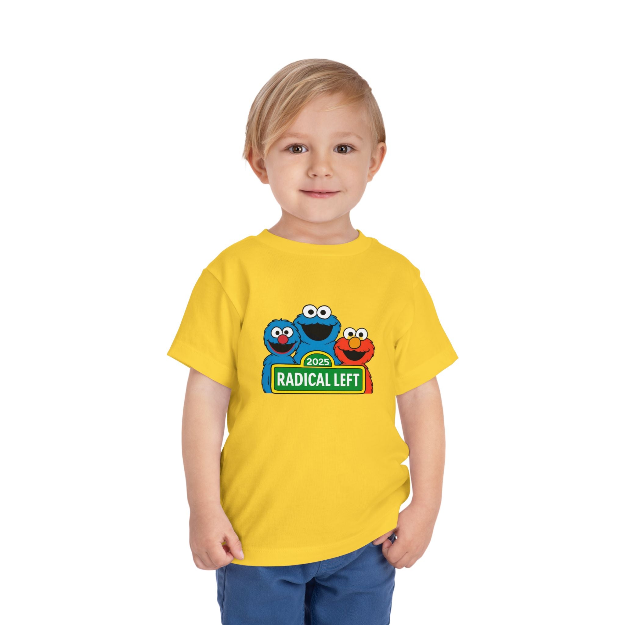 Radical Left Toddler Tee, Cute Kids T-Shirt, Playful Shirt for Babies, Funny Toddler Clothing, Gift for Little Activists