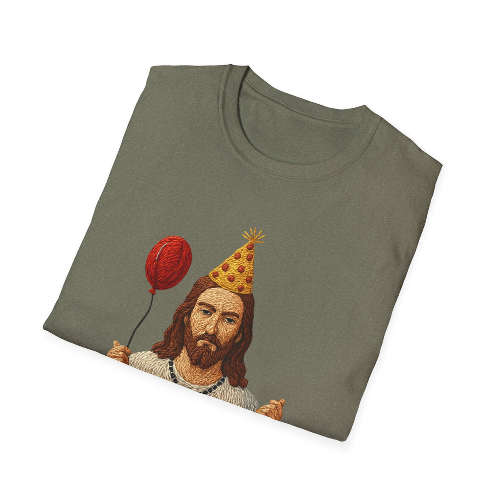 Birthday Boy Jesus T-Shirt party balloon Jesus gift