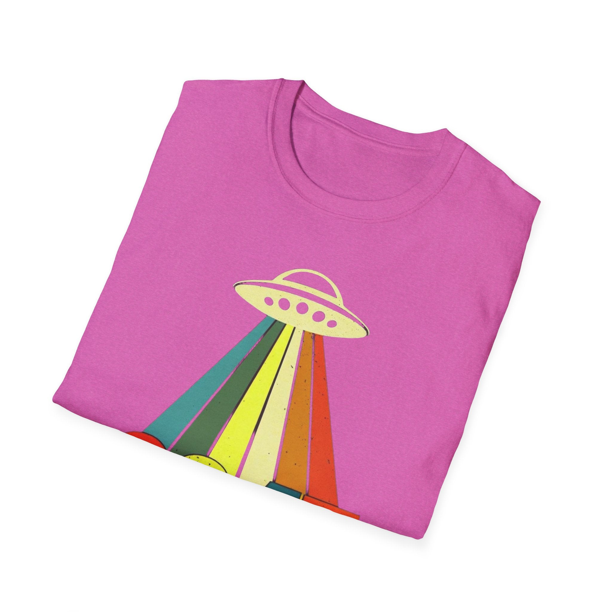 UFO Alien Anti Trump Protest Softstyle T-Shirt, Political Activist Tee, Social Justice Shirt, Protester Gift, Activism Apparel