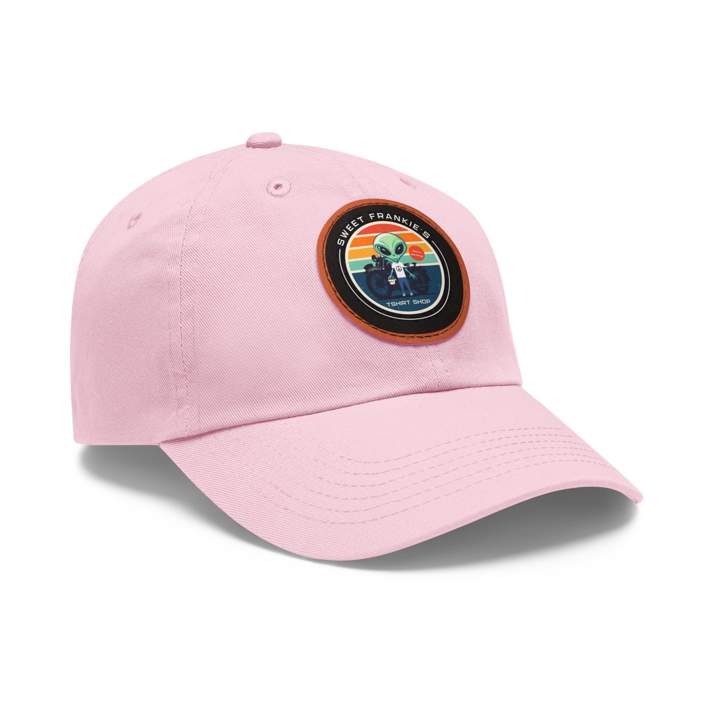 Sweet Frankie’s Dad Hat with Leather Patch (Round)