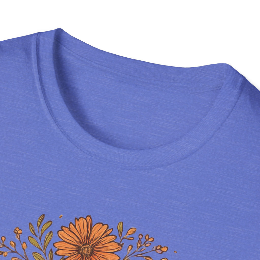 Be Hippy Happy T-Shirt, Boho Tee, Groovy Shirt, Positive Vibes Top, Unisex T Shirt for Men and Women, Be Hippy Be Happy Design