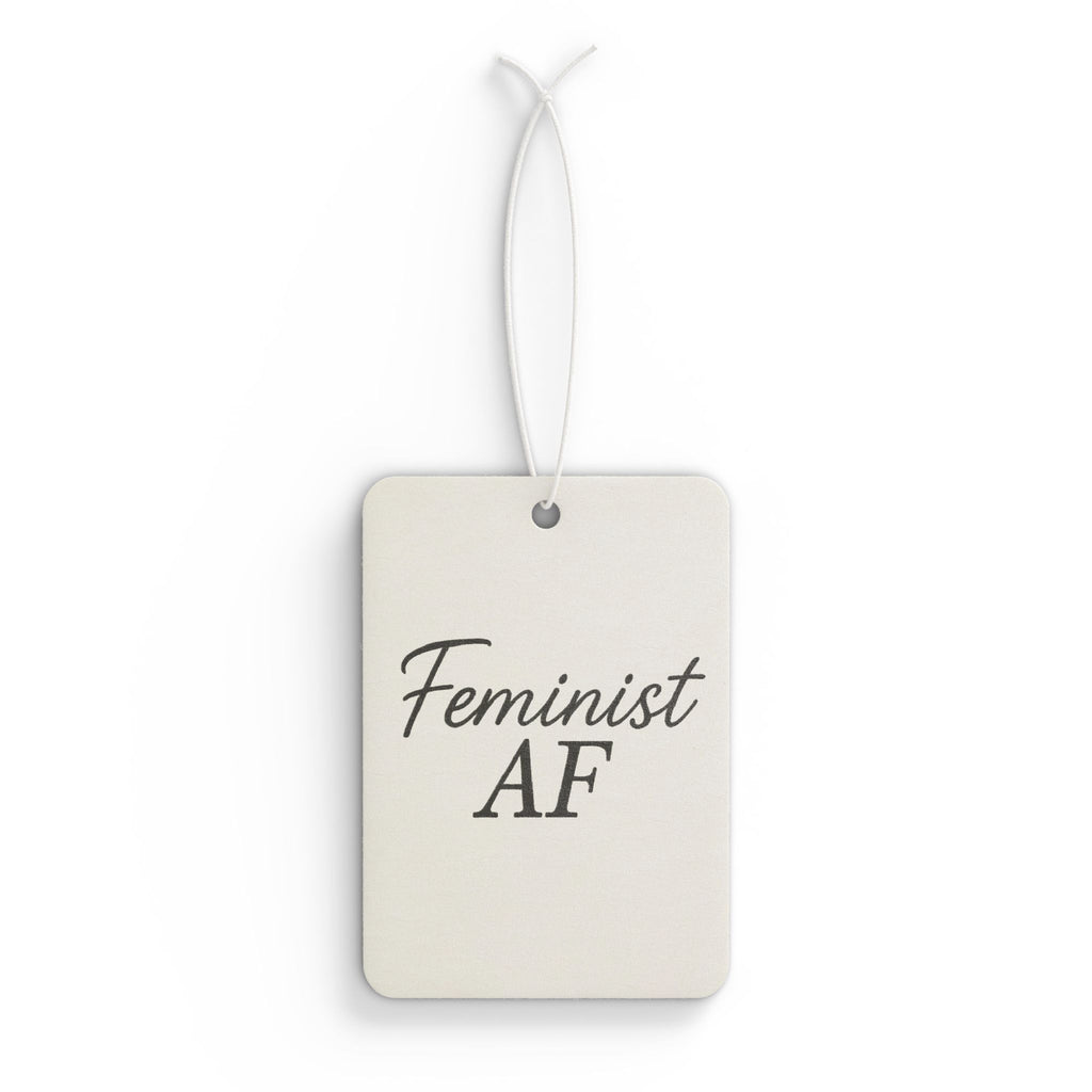 Feminist AF Car Air Freshener – Bold Scented Hanging Décor for Feminist Drivers