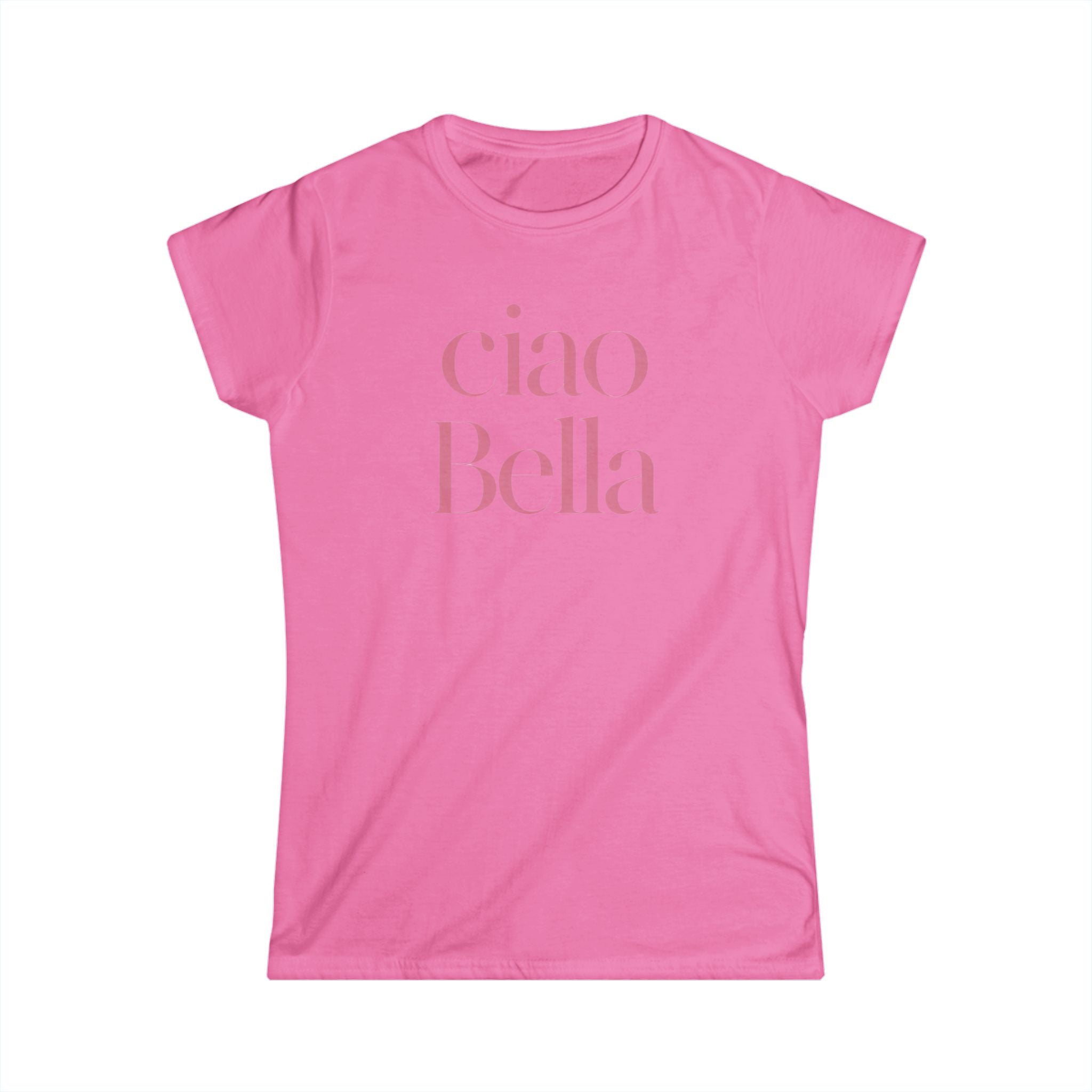 Ciao Bella Tee -hello! Fun Italian ladies fit goodbye! Beautiful girl Women's Shirt, Casual T-Shirt, Gift for Her, Stylish Tee, Cute Tops