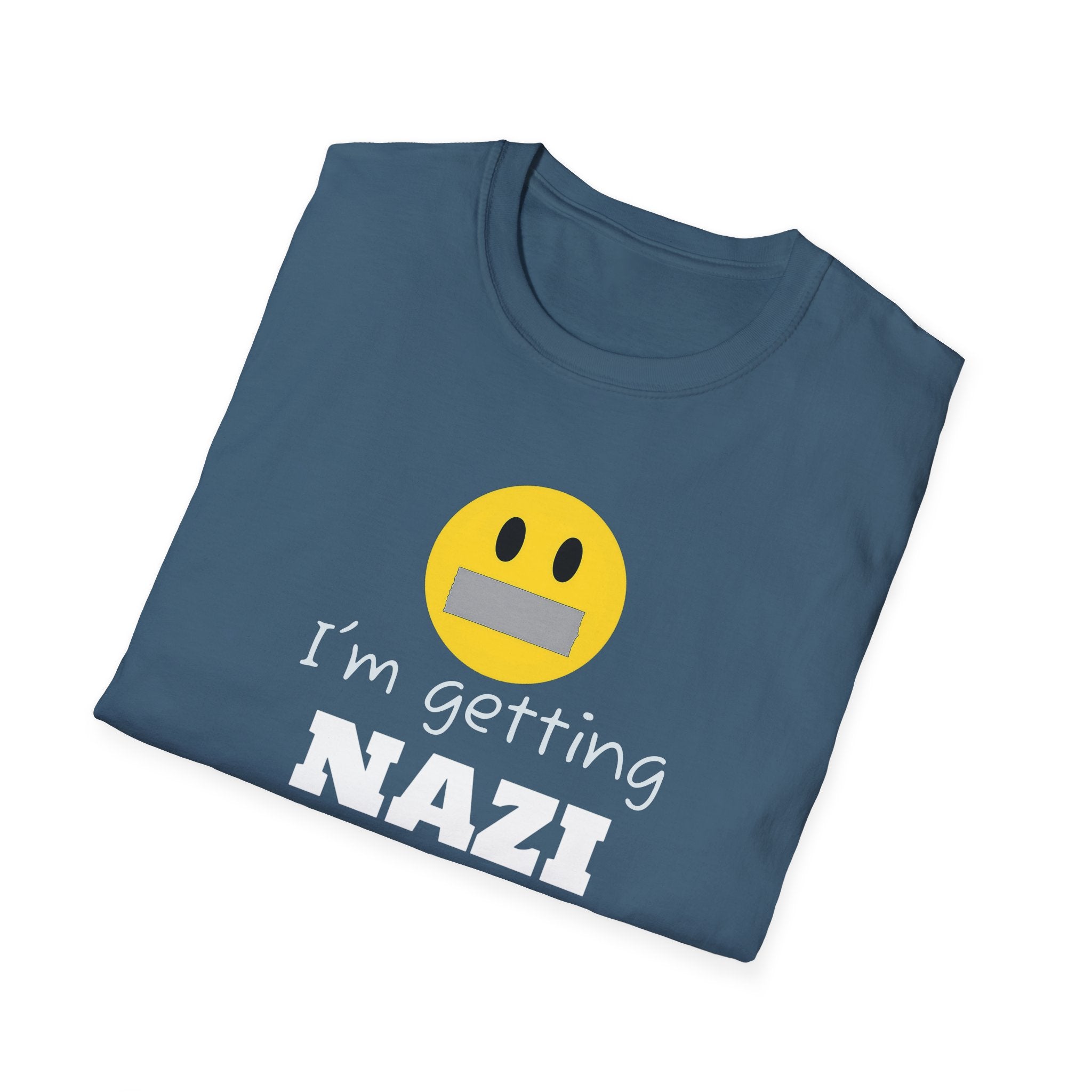 Nazi Germany Vibes, Anti-Trump Resistance T-Shirt, Political Protest Tee, Unisex Softstyle Shirt, Left Wing Activist Clothing, Censorship