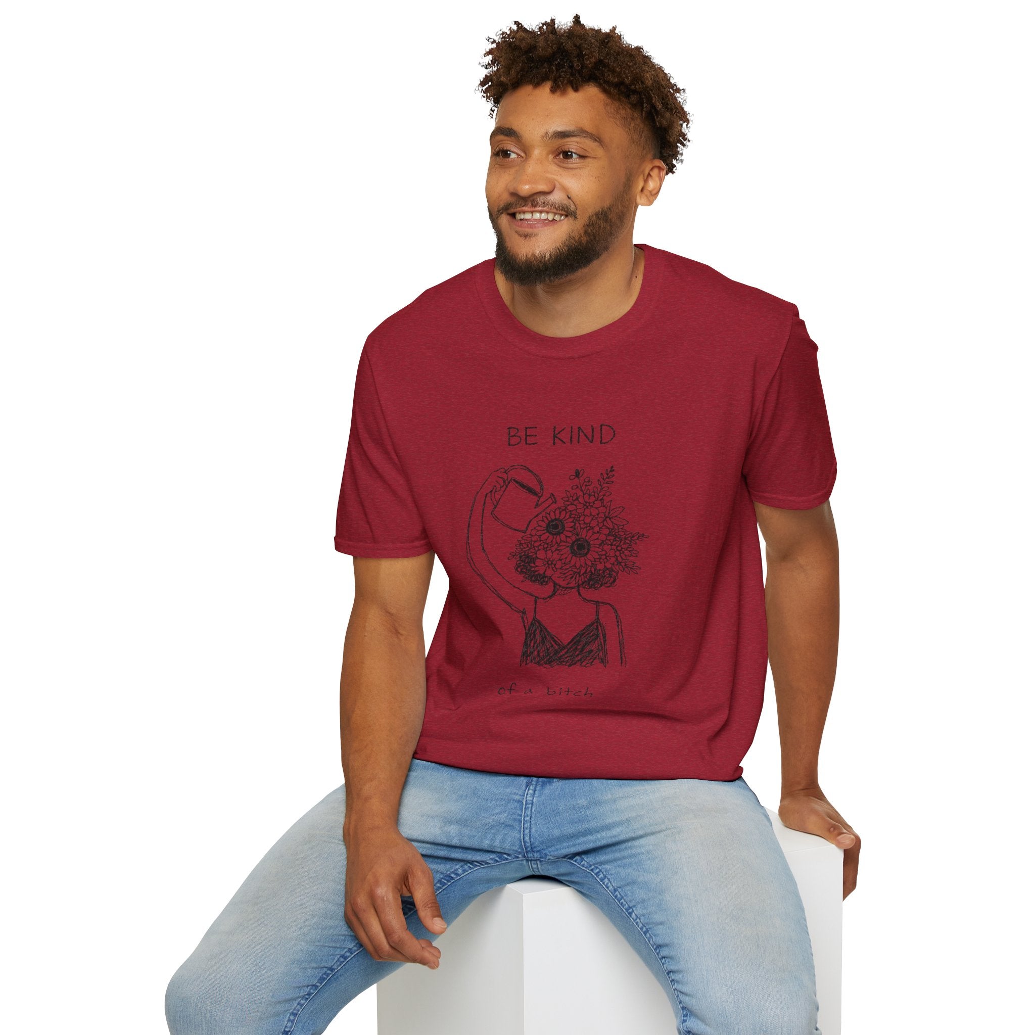 Be Kind of a Bitch Floral T-Shirt — Bold Feminine Graphic Tee