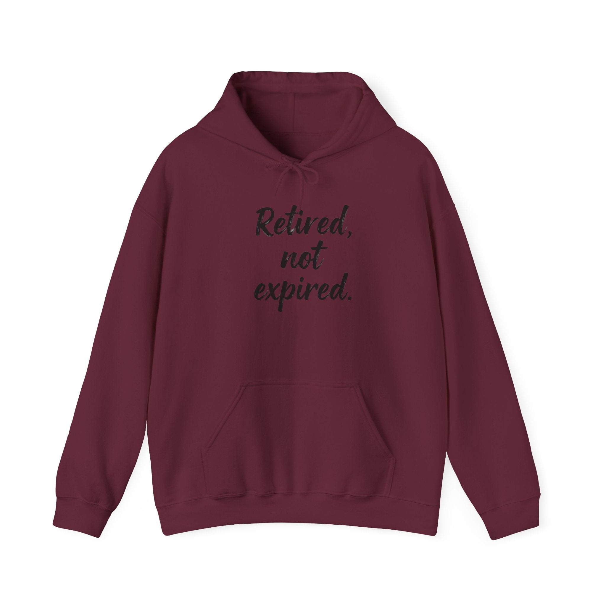 Retired Not Expired Funny Retirement Gift Heavy Blend Hoodie, Adventure Before Dementia, Retired Hooded Sweatshirt, Retirement Gift