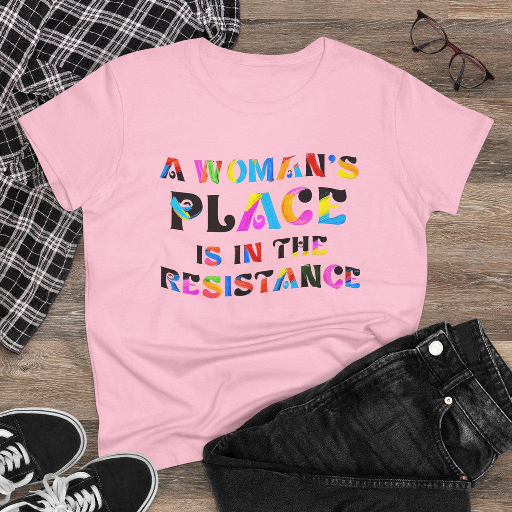 A womans place Feminist Tee, Women's Rights Shirt, Protest Activist Top, Social Justice Clothing, Feminism Tshirt No Kings