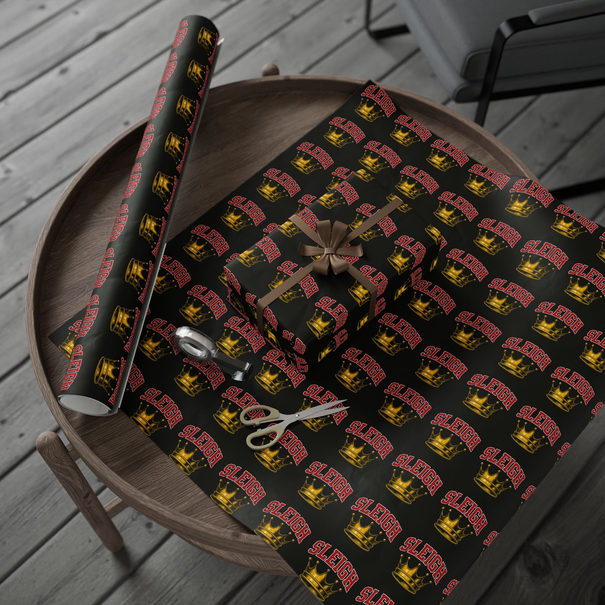 Wrapping Paper - Sleigh Queen Christmas Gift Wrap Slay Queen