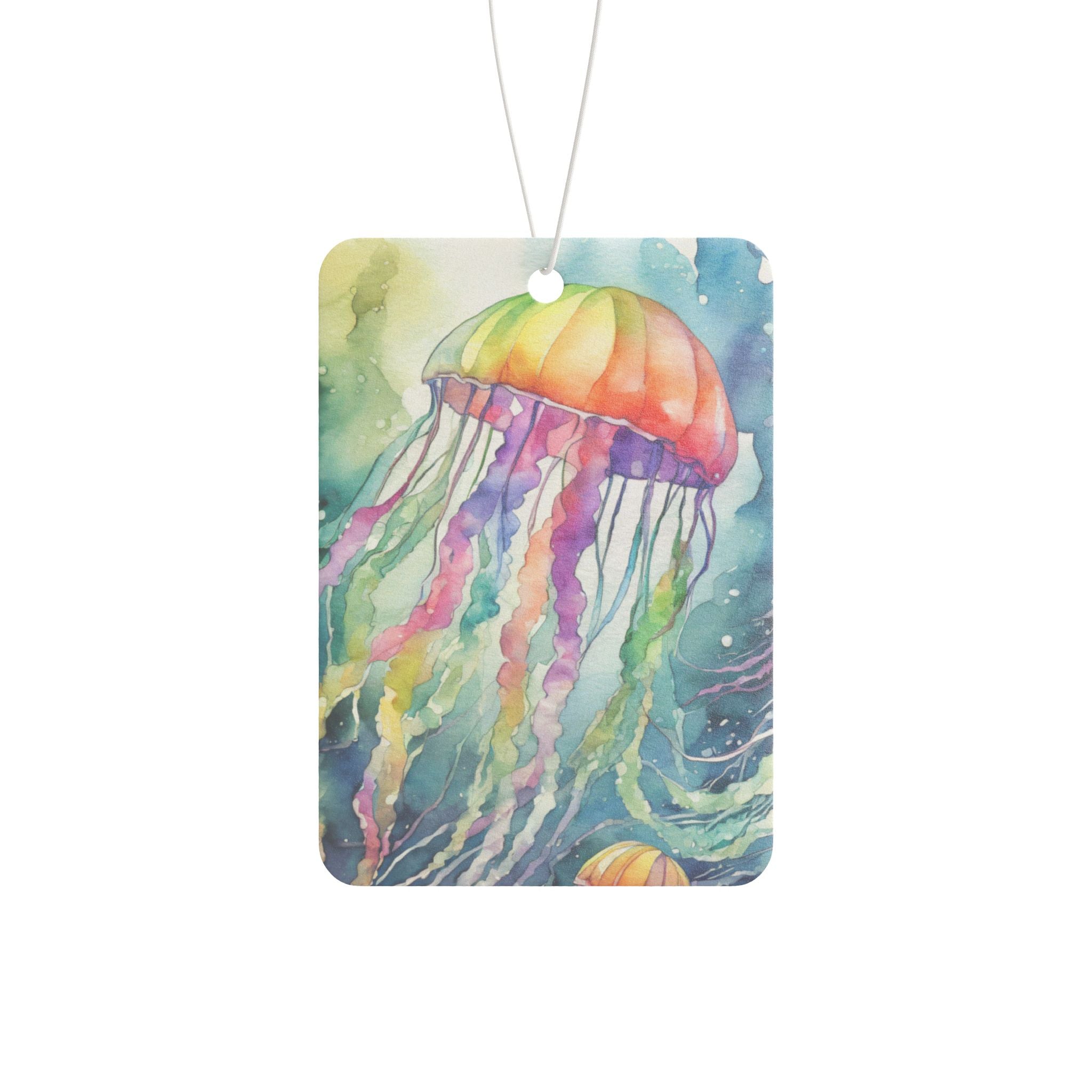 Whimsical Jellyfish Car Air Freshener, Ocean Breeze Aromatherapy, Gift for Sea Lovers, Cute Car Decoration, Eco-Friendly Air Freshener