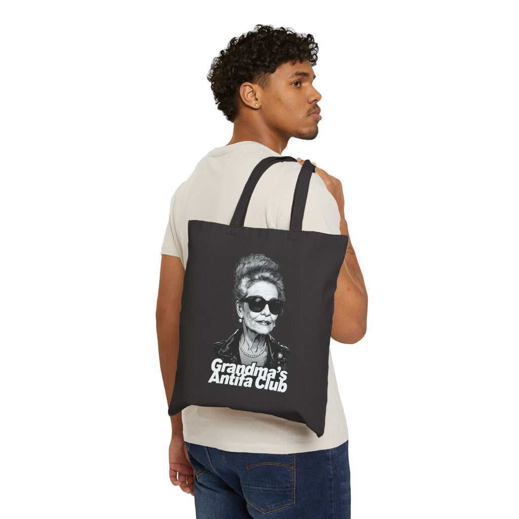 Tote Bag Grandmas Antifa Club Activists Gift Christmas gift for anti fascists and anti Trump gifts