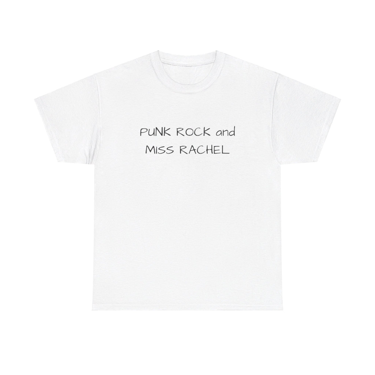 Punk Rock and Miss Rachel Unisex Heavy Cotton Tee