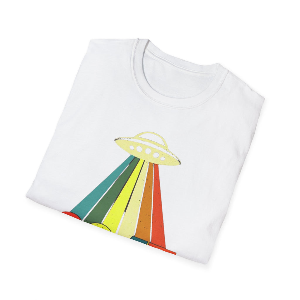 UFO Alien Anti Trump Protest Softstyle T-Shirt, Political Activist Tee, Social Justice Shirt, Protester Gift, Activism Apparel