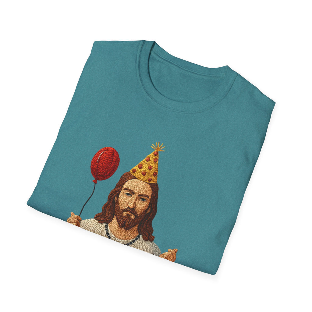 Birthday Boy Jesus T-Shirt party balloon Jesus gift
