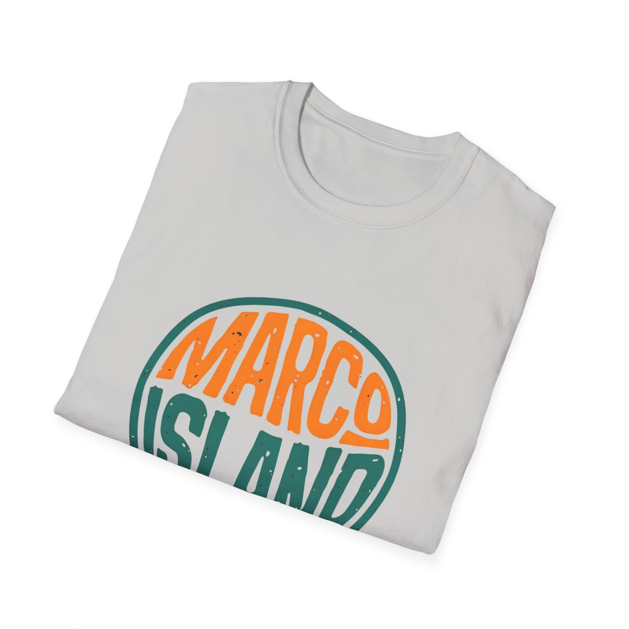 Marco Island Florida Unisex Softstyle T-Shirt - Beach Vacation Tee, Travel Souvenir Top, Coastal Graphic Shirt, Summer Holiday Apparel,