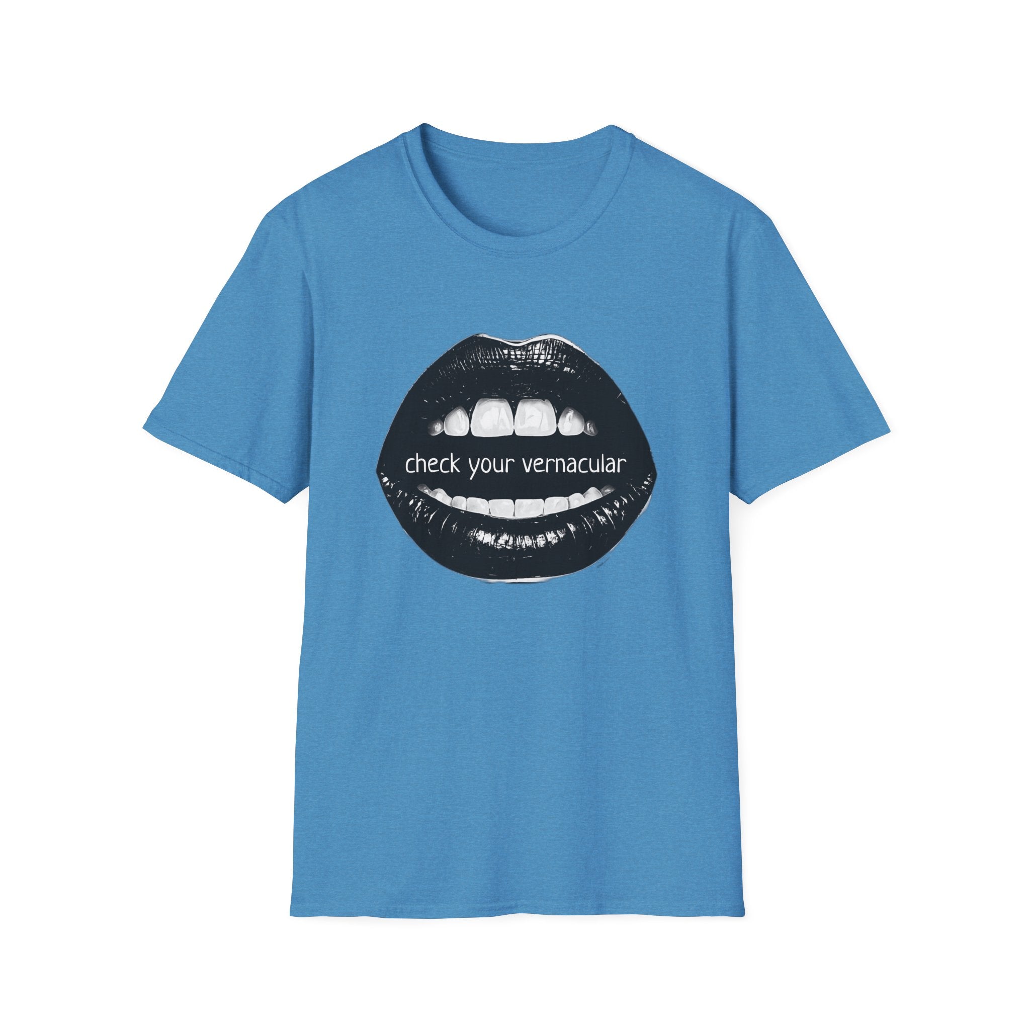 90s Music Lovers Gift Unisex Softstyle T-Shirt, TLC Lyrics Tee, Check Your Vernacular Shirt, Retro Music Fan Clothing, Vintage R&B Top