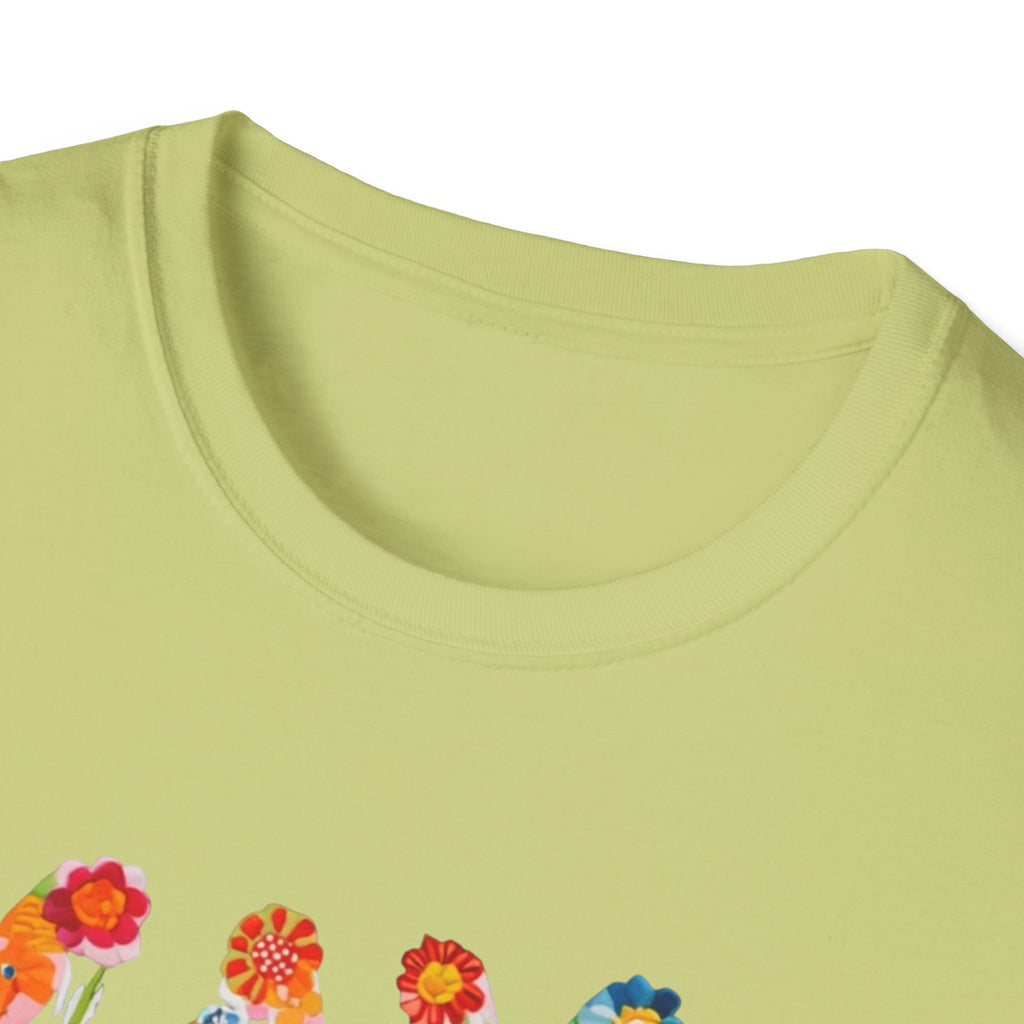 Floral Mama T-Shirt, Mother's Gift, Unisex Tee, Spring Fashion, Handmade Shirt, Gift for Mom, Cute Floral Tee new mom gift