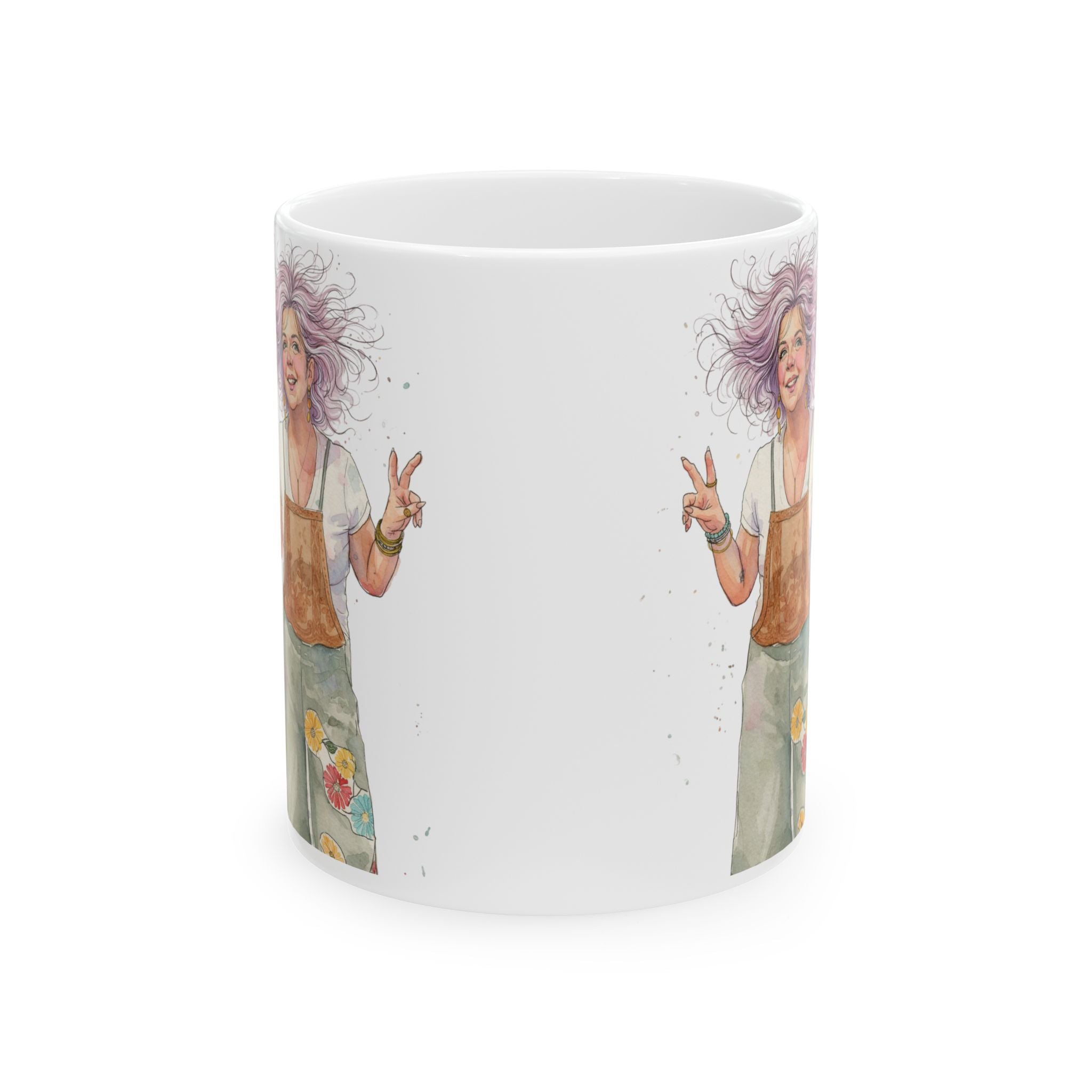 Wise & Wild Hippie Ceramic Mug — 11oz & 15oz
