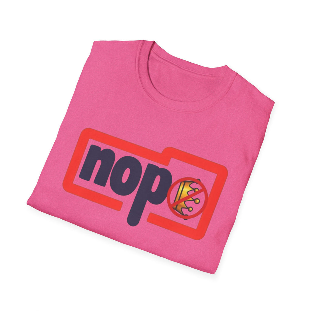 Unisex T-Shirt Nope No Kings Anti Trump Activists Gift Crown unisex