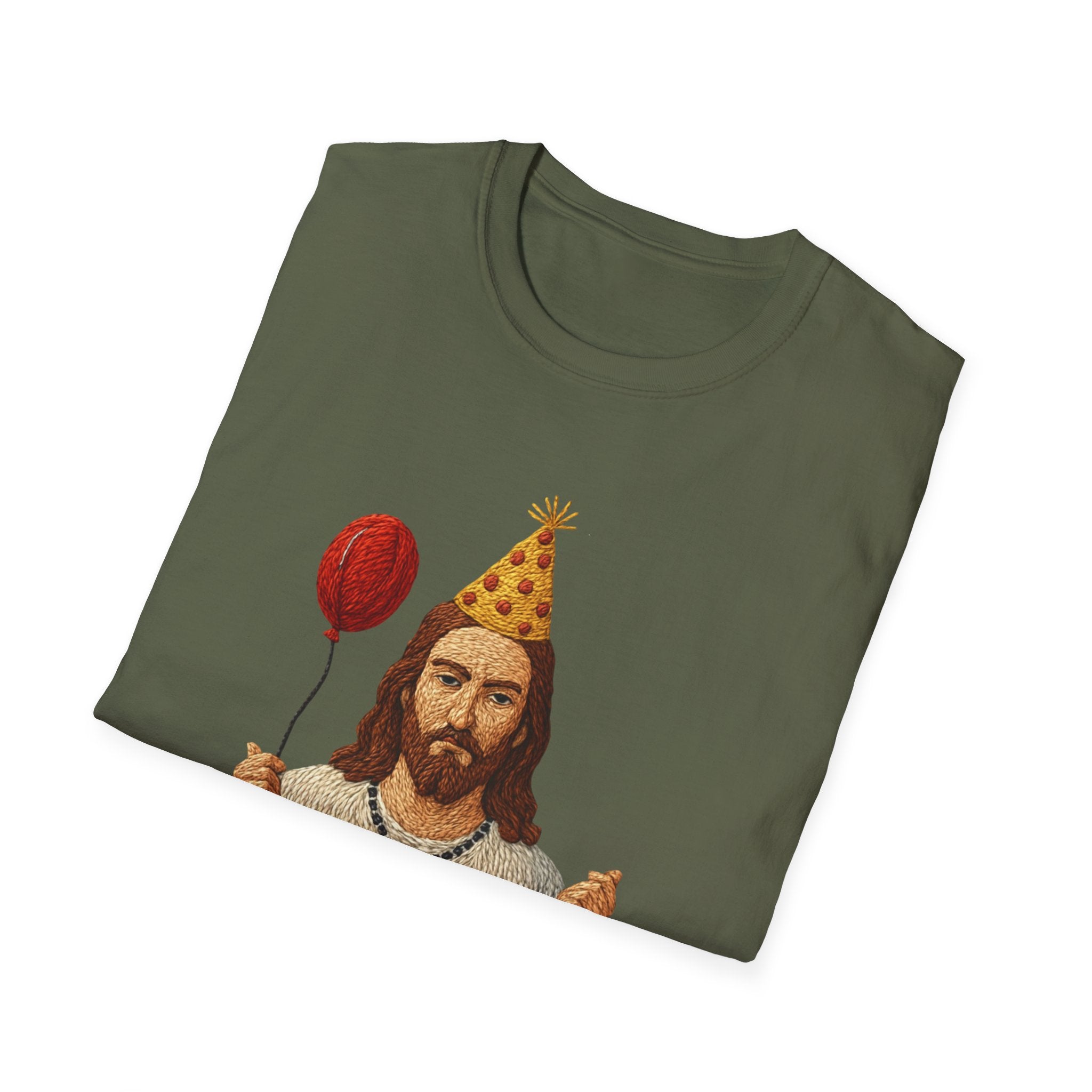 Birthday Boy Jesus T-Shirt party balloon Jesus gift