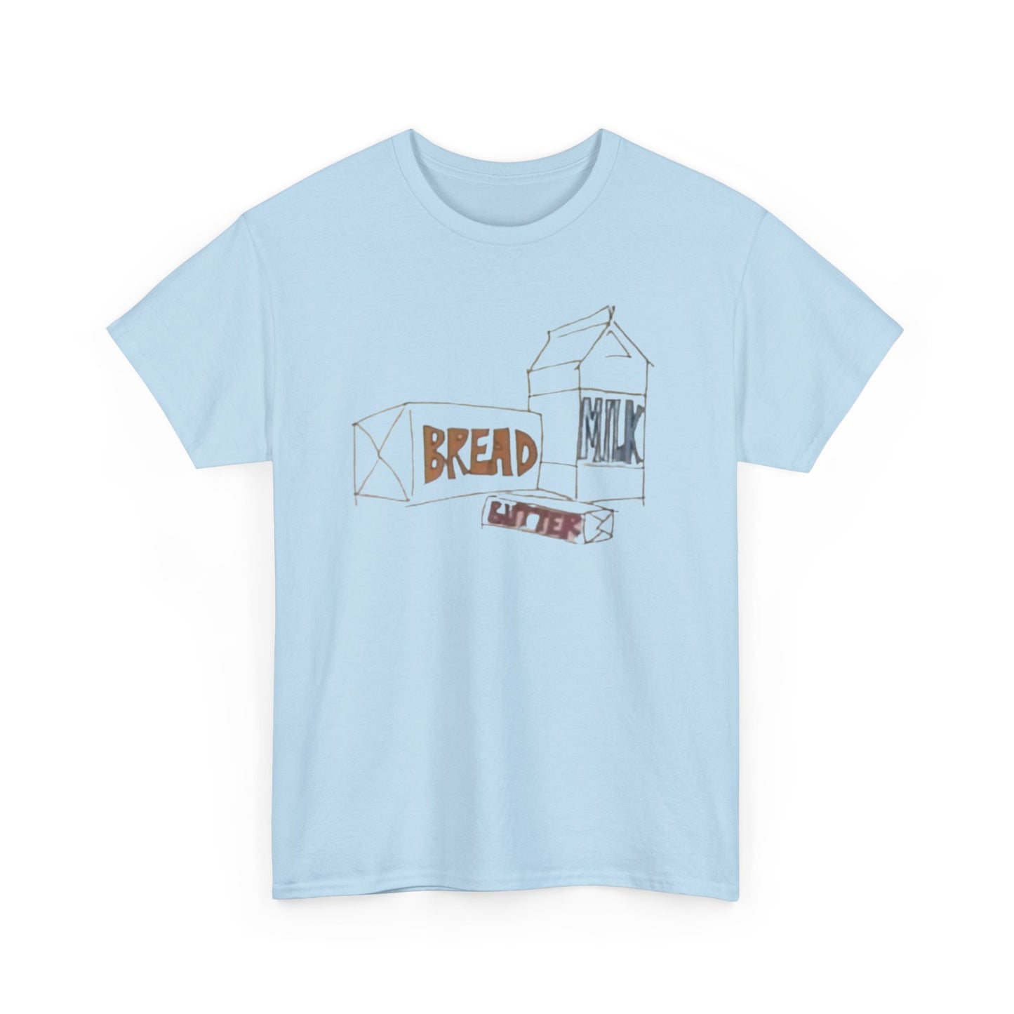 Bread Milk Butter Unisex Heavy Cotton Tee