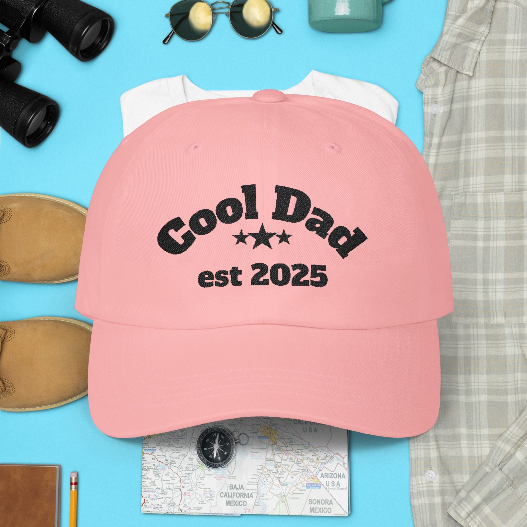 Personalized Embroidered Dad Cap — Customize your Text Hat