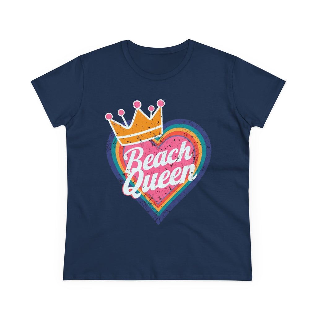 Beach Queen T-Shirt, Summer Vibes Tee, Vacation Shirt, Gift for Beach Lovers, Fun Retro Graphic Tee fun coastal tea for her