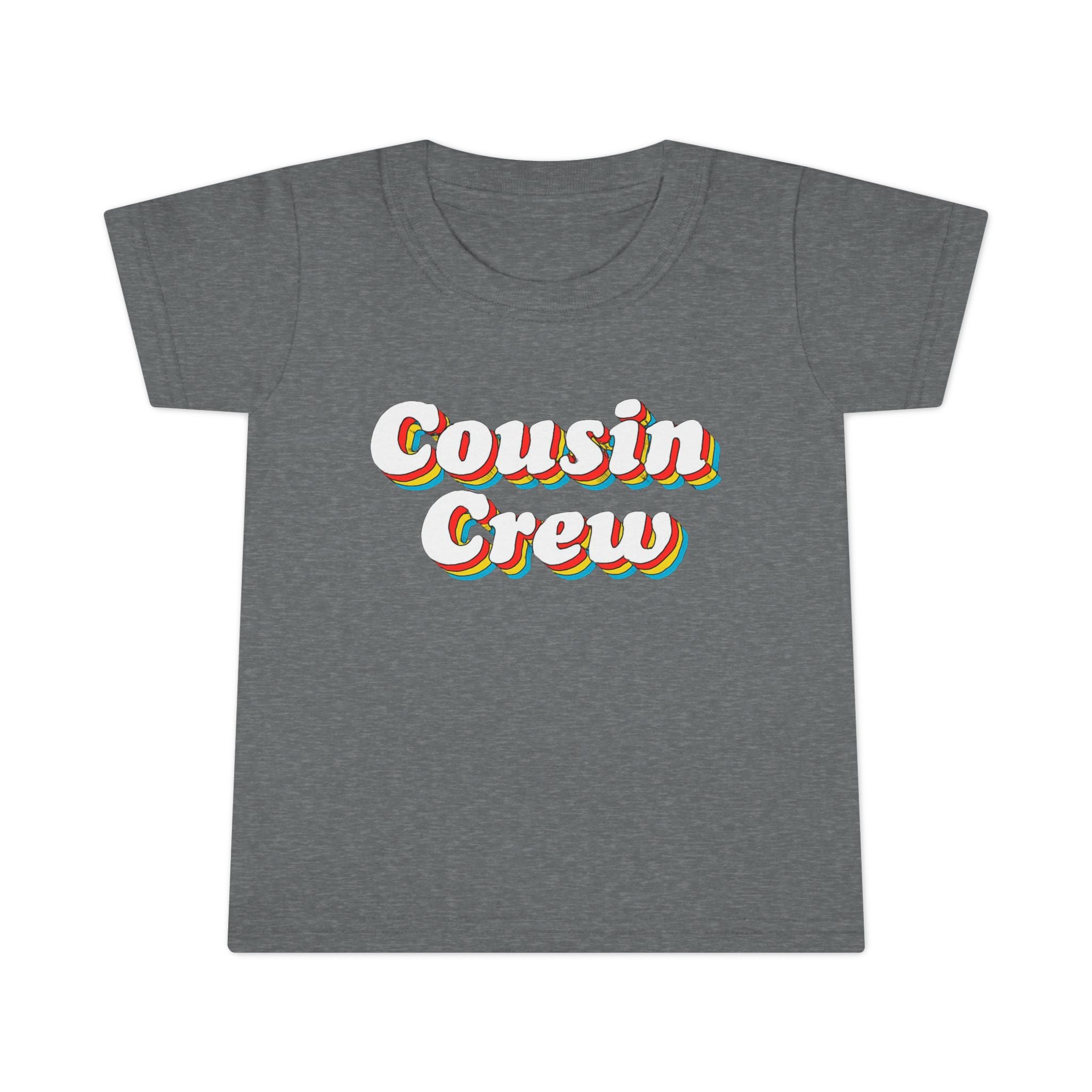 Retro Cousin Crew Toddler T-Shirt, Cute Family Shirt, Kids' Casual Wear, Cousin Family Gatherings, Birthday Gift