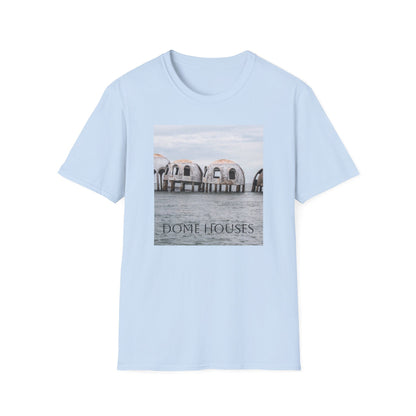 Cape Romano Dome Houses Marco Island Unisex Softstyle T-Shirt, Florida Vacation Beach Tee, Graphic Tee, Coastal Gift, Travel Shirt