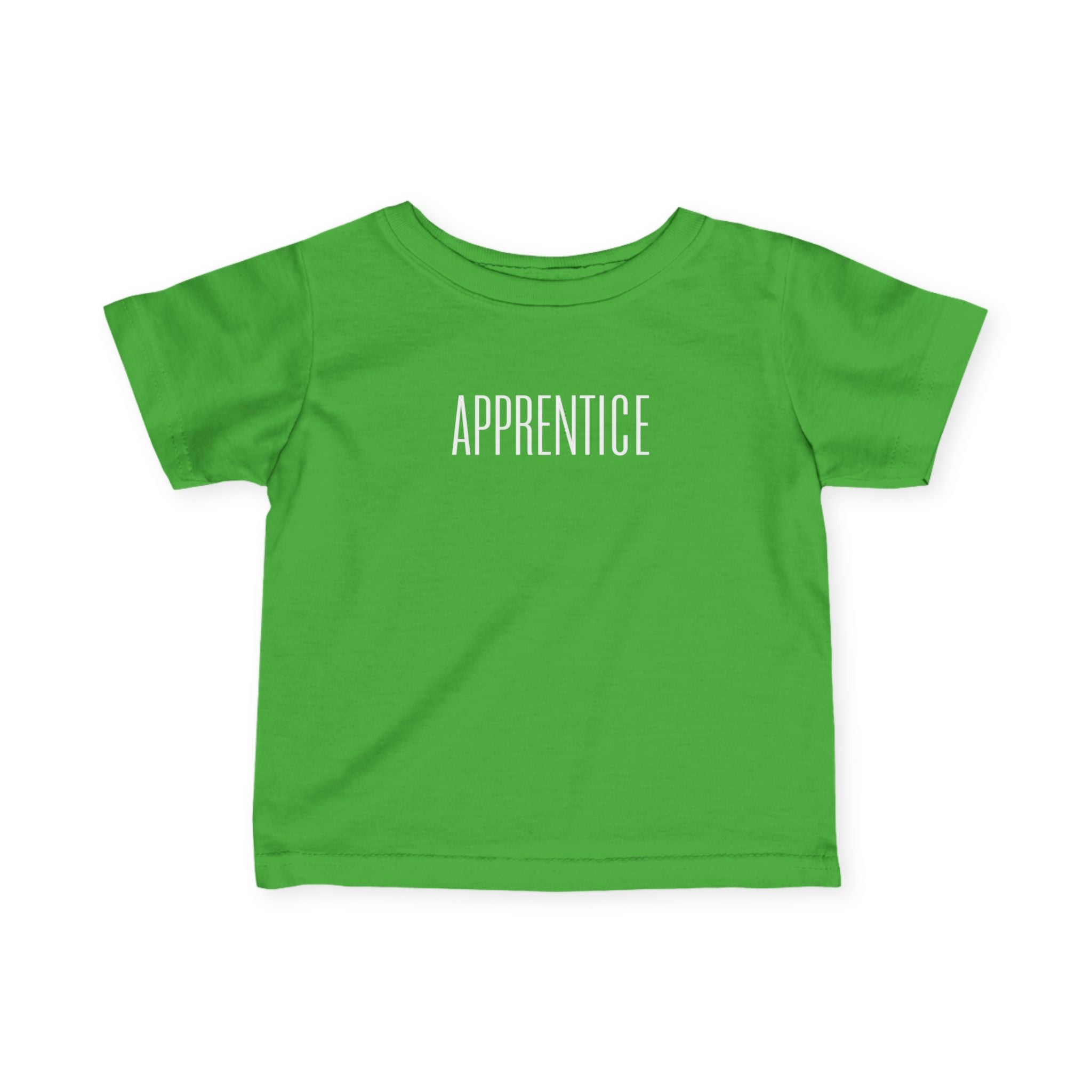Infant Tee — 'Apprentice' Minimalist Baby Shirt (Neutral)