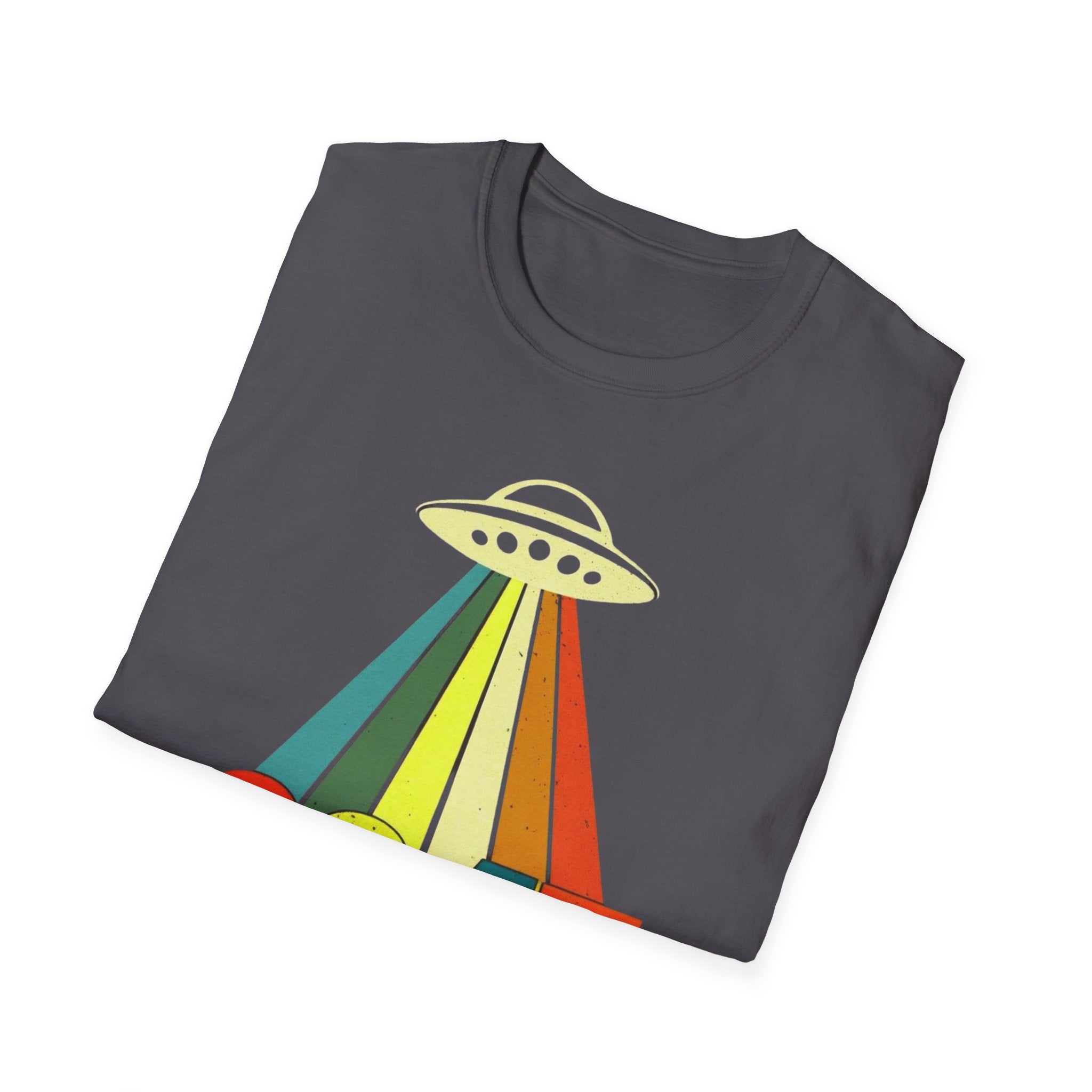 UFO Alien Anti Trump Protest Softstyle T-Shirt, Political Activist Tee, Social Justice Shirt, Protester Gift, Activism Apparel