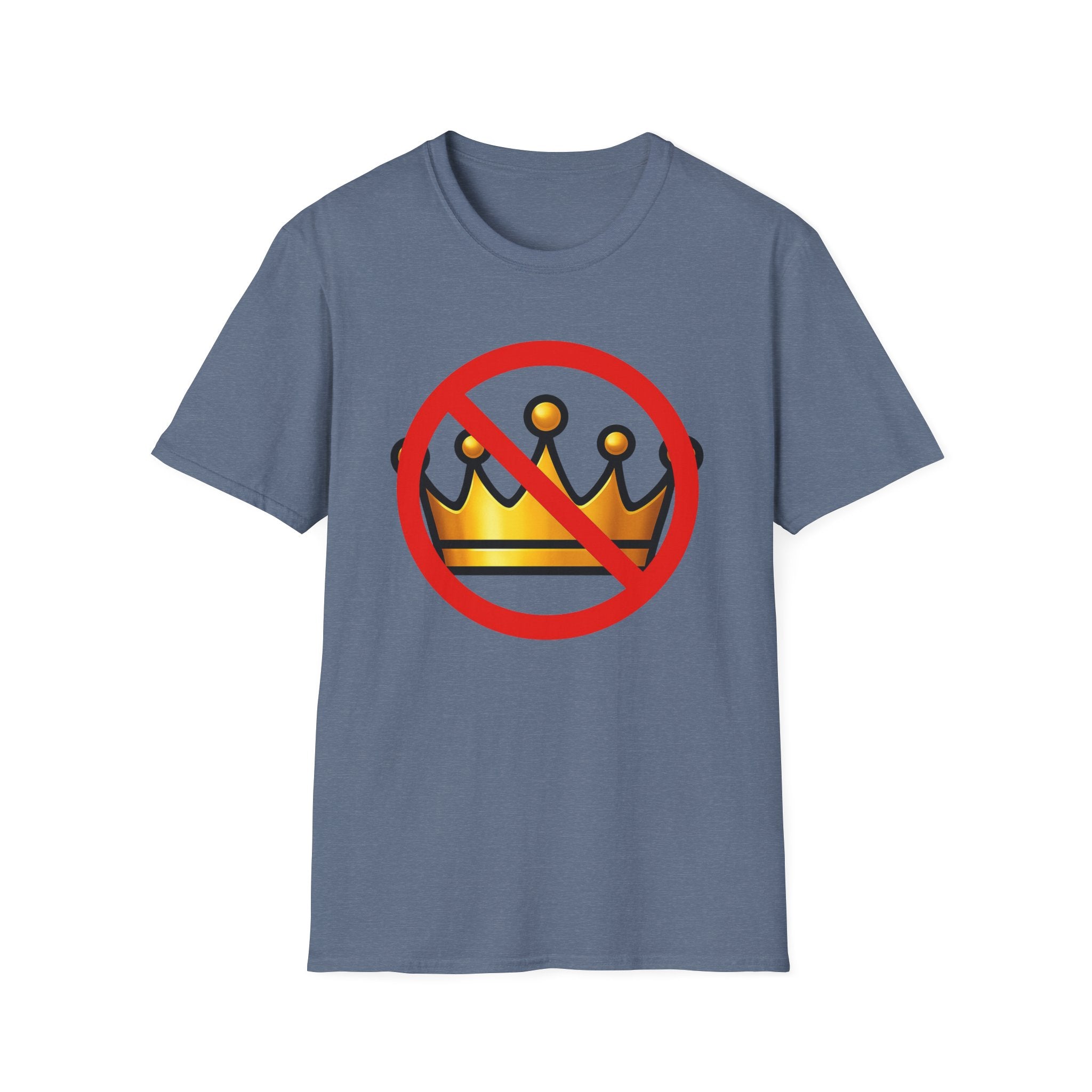 No Kings Anti Trump Protest Activist Unisex Softstyle T-Shirt, Resist Gift, June 14 Social Justice Tee, Activism Apparel, Political