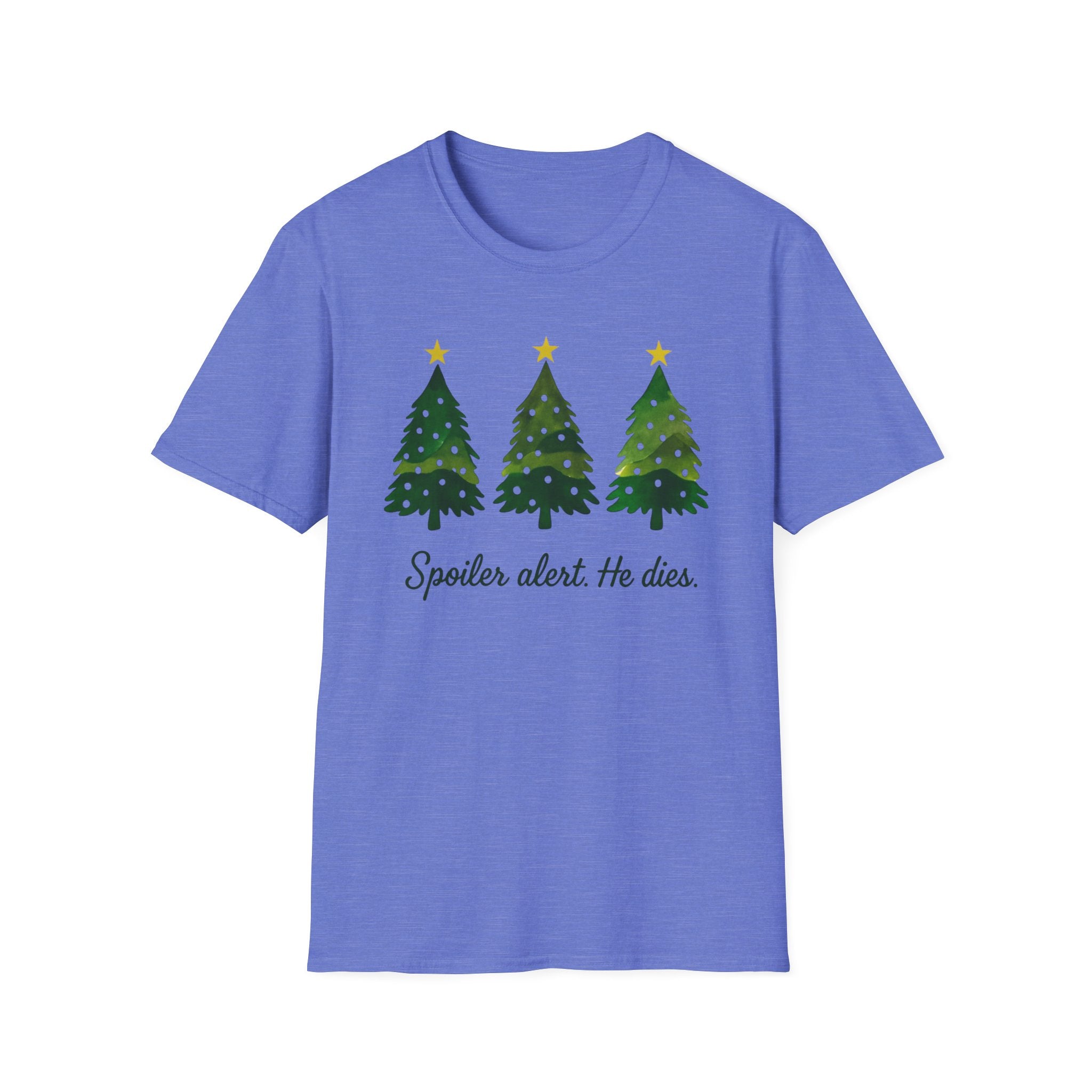 Spoiler Alert. He dies. Funny Jesus Christmas Tree T-Shirt