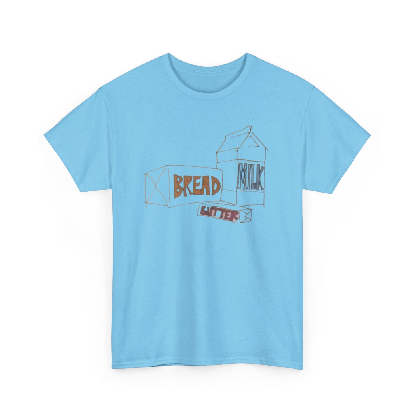 Bread Milk Butter Unisex Heavy Cotton Tee