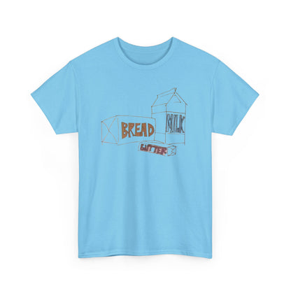 Bread Milk Butter Unisex Heavy Cotton Tee