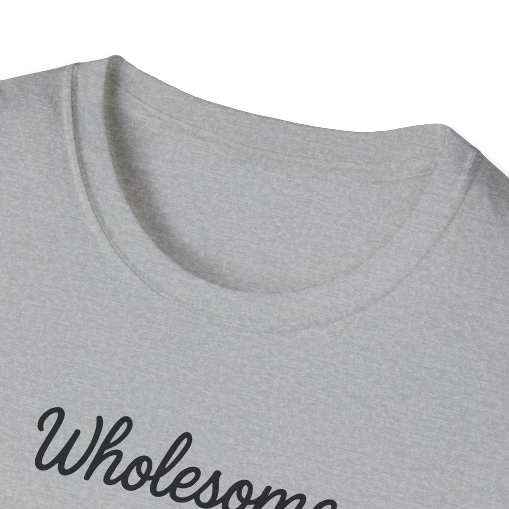 Wholesome AF Unisex T-Shirt, Positive Vibes Tee, Comfortable Graphic Shirt, Men's Women's Casual Top, Funny Quote Apparel