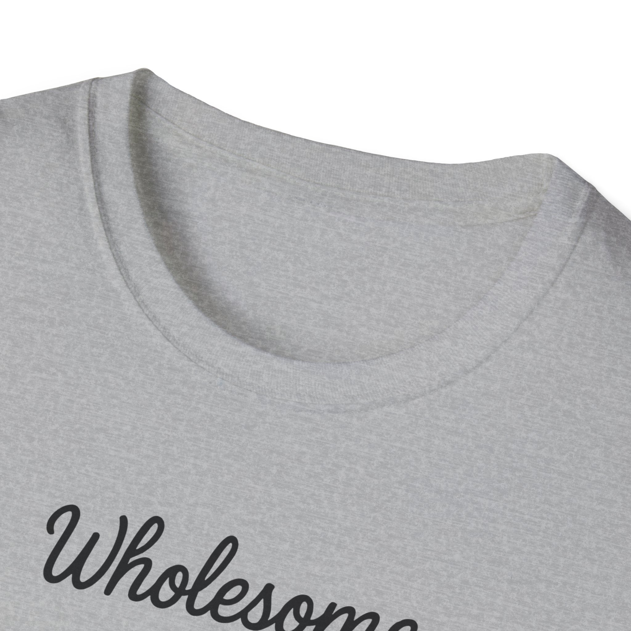 Wholesome AF Unisex T-Shirt, Positive Vibes Tee, Comfortable Graphic Shirt, Men's Women's Casual Top, Funny Quote Apparel