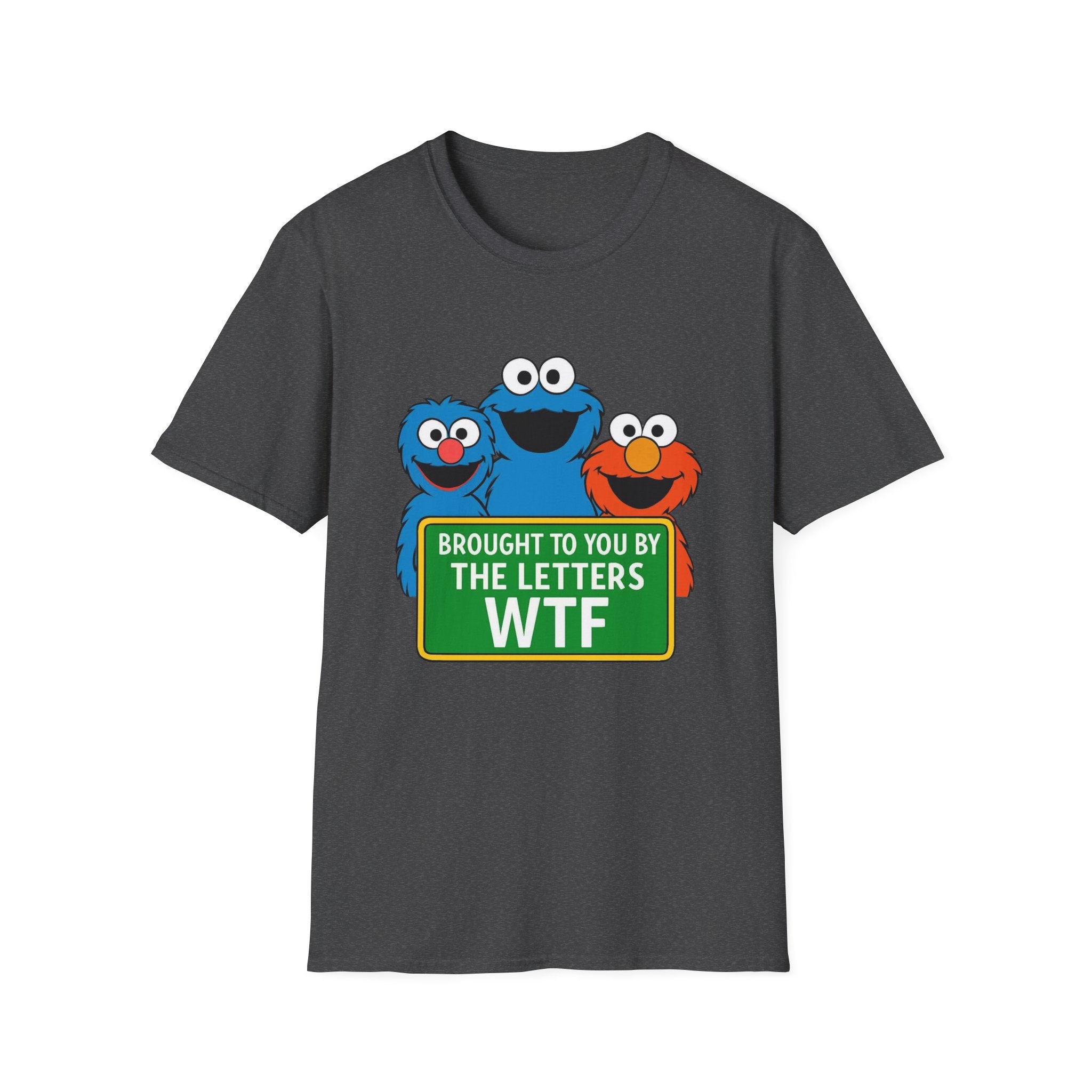 WTF Letters Parody Graphic Tee — Funny & Friendly T-Shirt