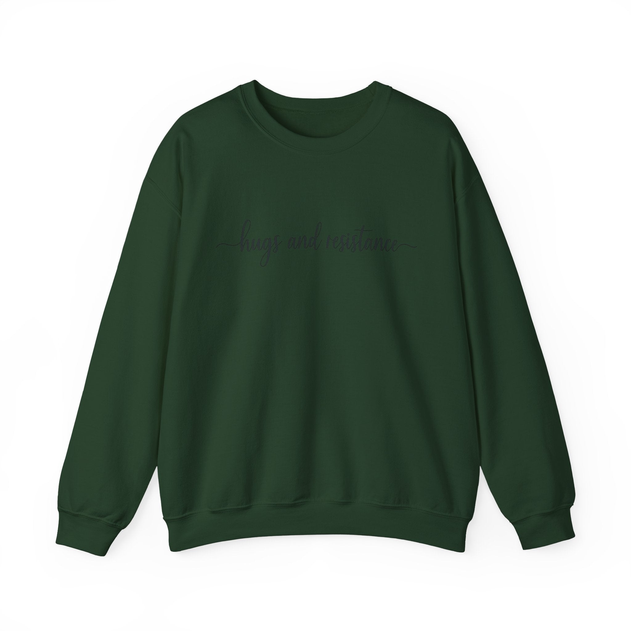 Hugs and resistance, cozy Protest Resistance Crewneck Sweatshirt