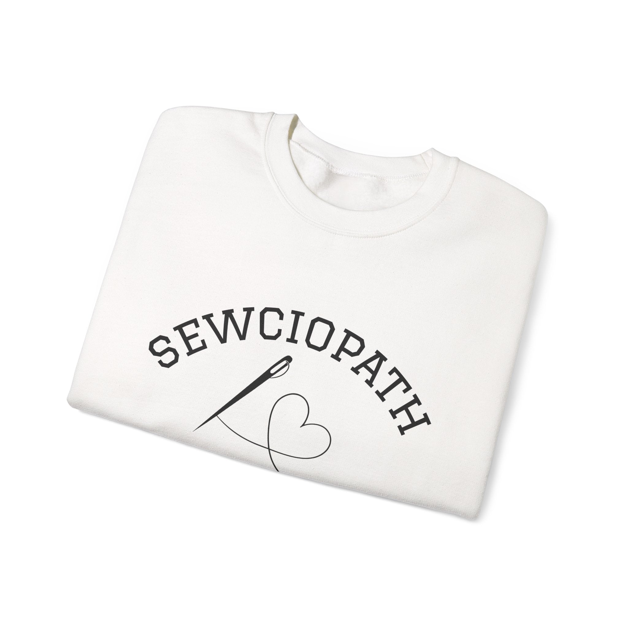 Funny Sewciopath Crewneck Sweatshirt sewing gift